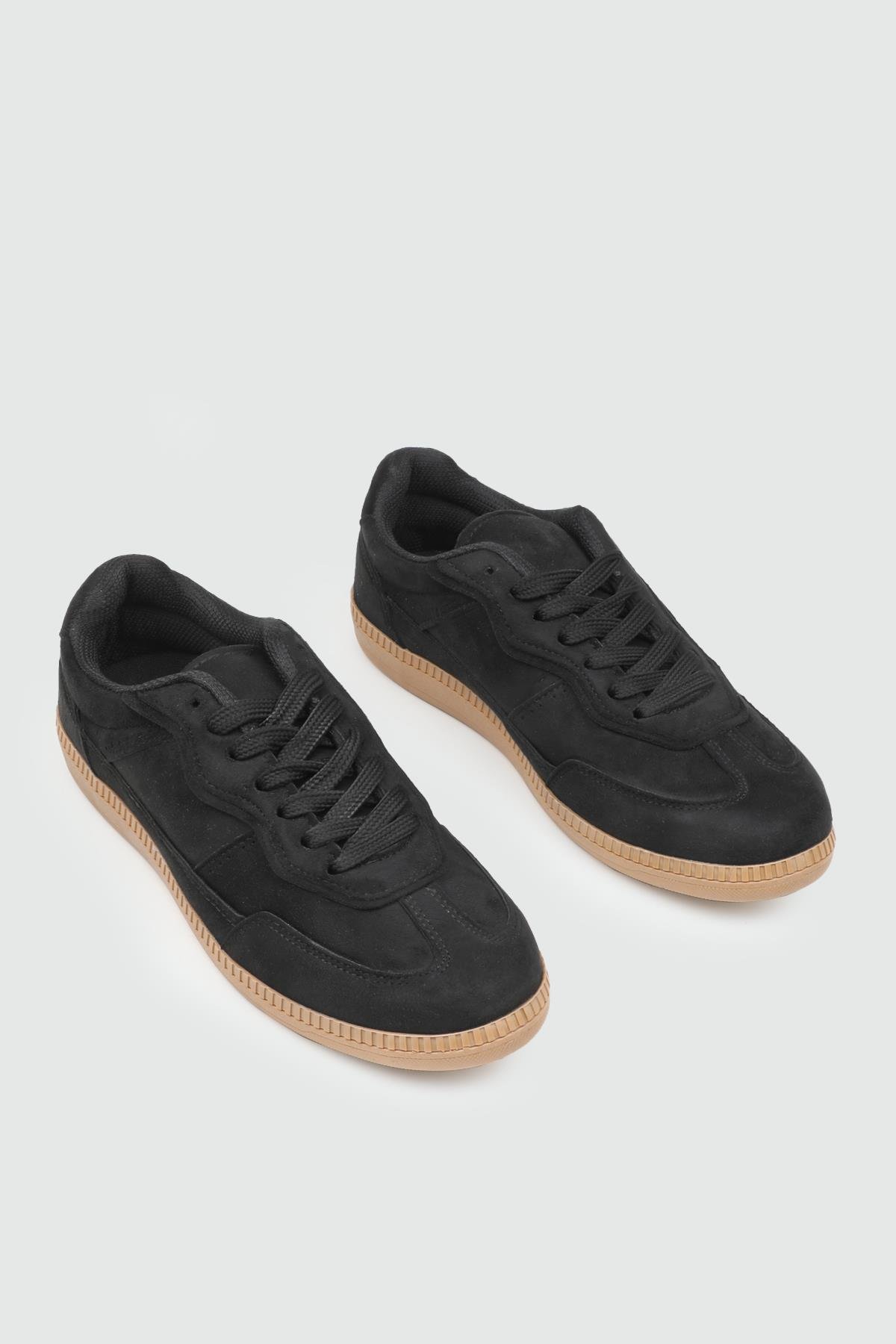 LAGUNA 25Y-2111 Unisex Spor Ayakkabı Siyah Süet