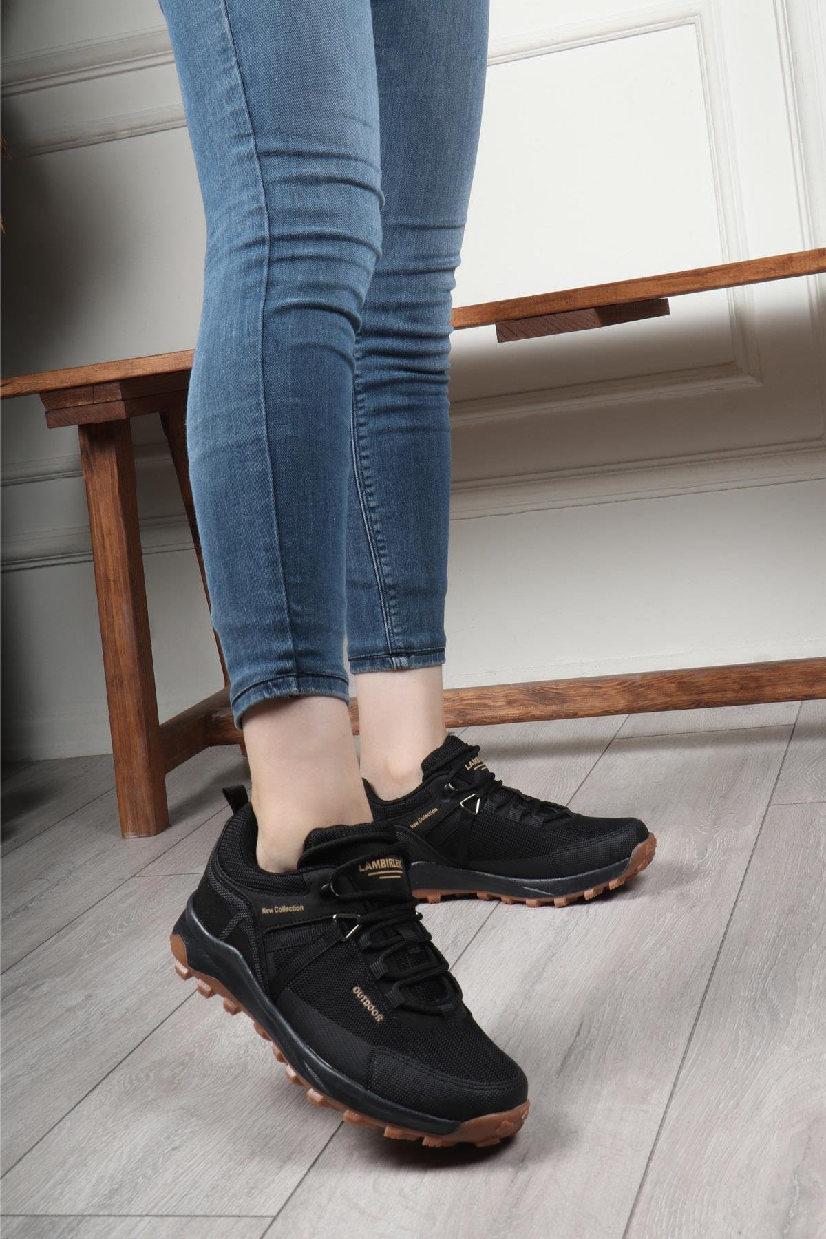 LAMBIRLENT 1300 Unisex Trekking Ayakkabı Siyah Krep