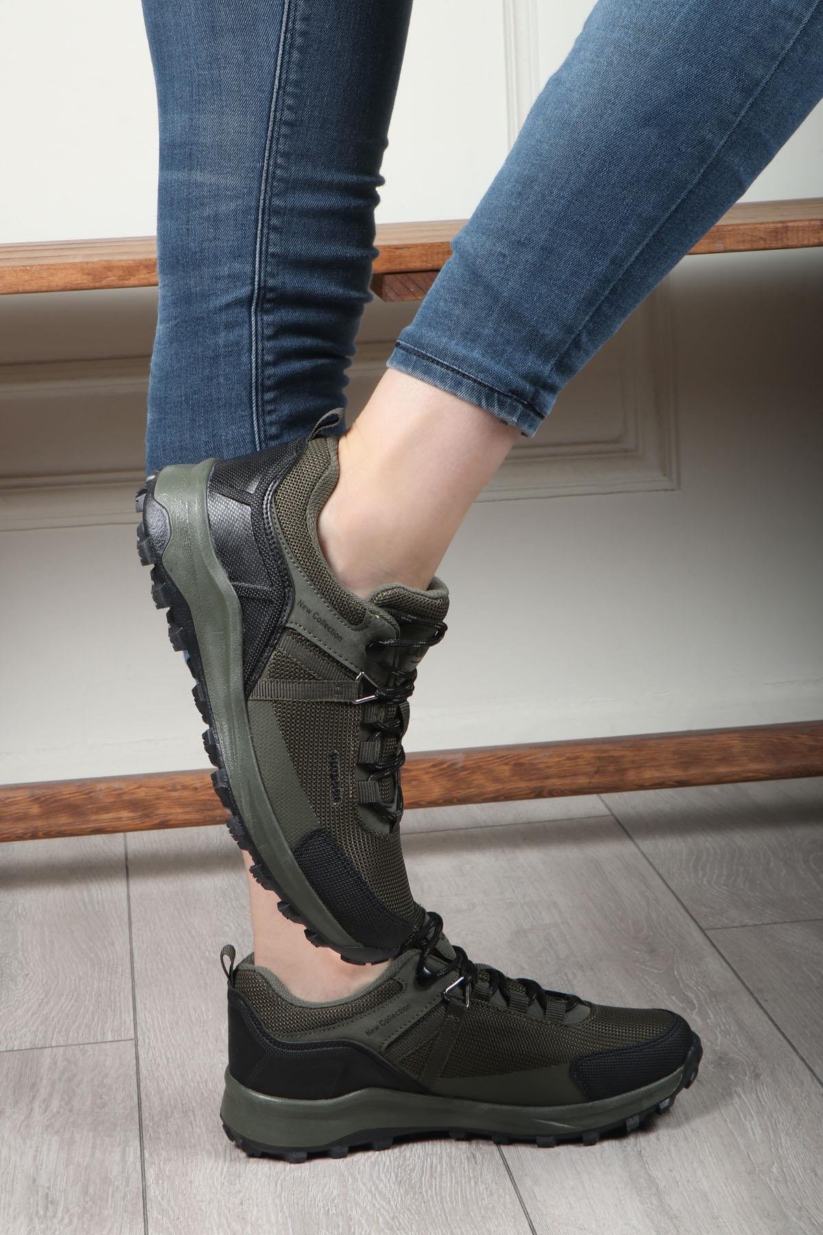 LAMBIRLENT 1300 Unisex Trekking Ayakkabı Haki Siyah