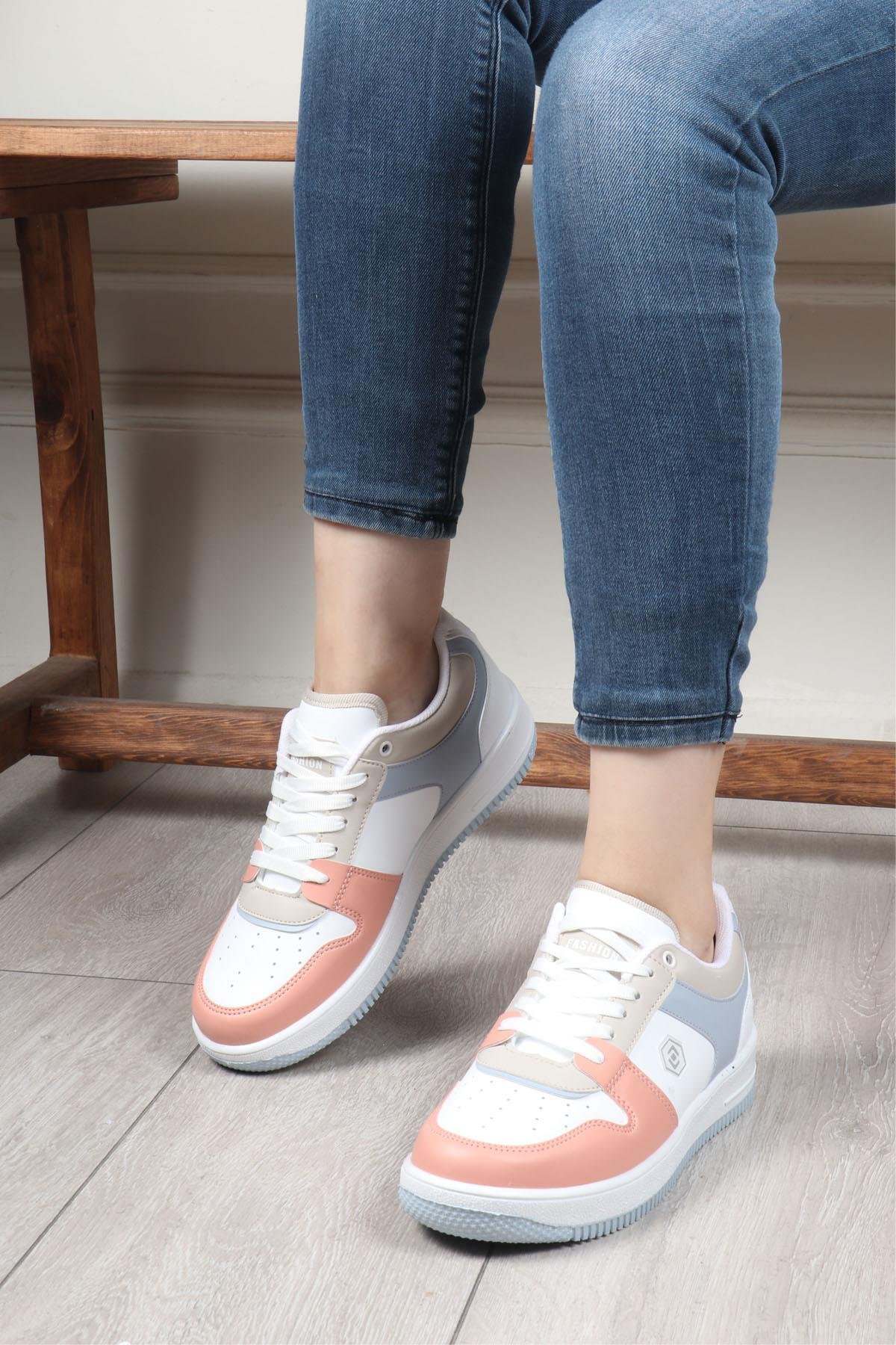 LAMBIRLENT 2100 Kadın Spor Ayakkabı Bebe Mavi Kum