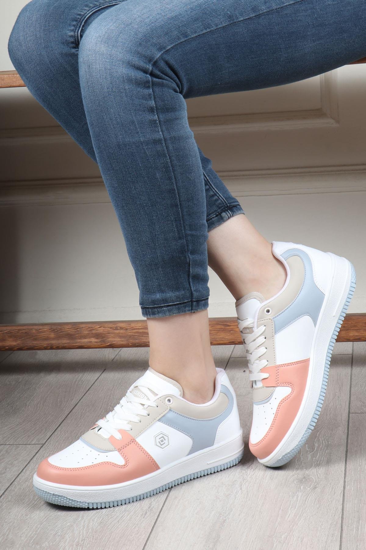 LAMBIRLENT 2100 Kadın Spor Ayakkabı Bebe Mavi Kum