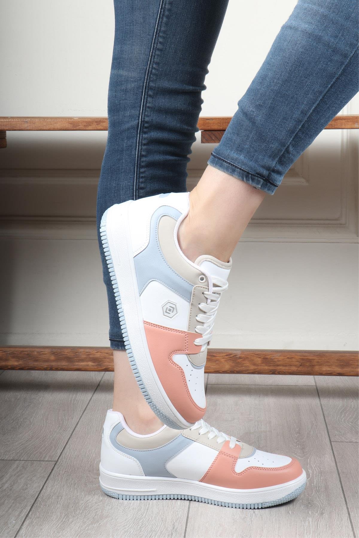 LAMBIRLENT 2100 Kadın Spor Ayakkabı Bebe Mavi Kum