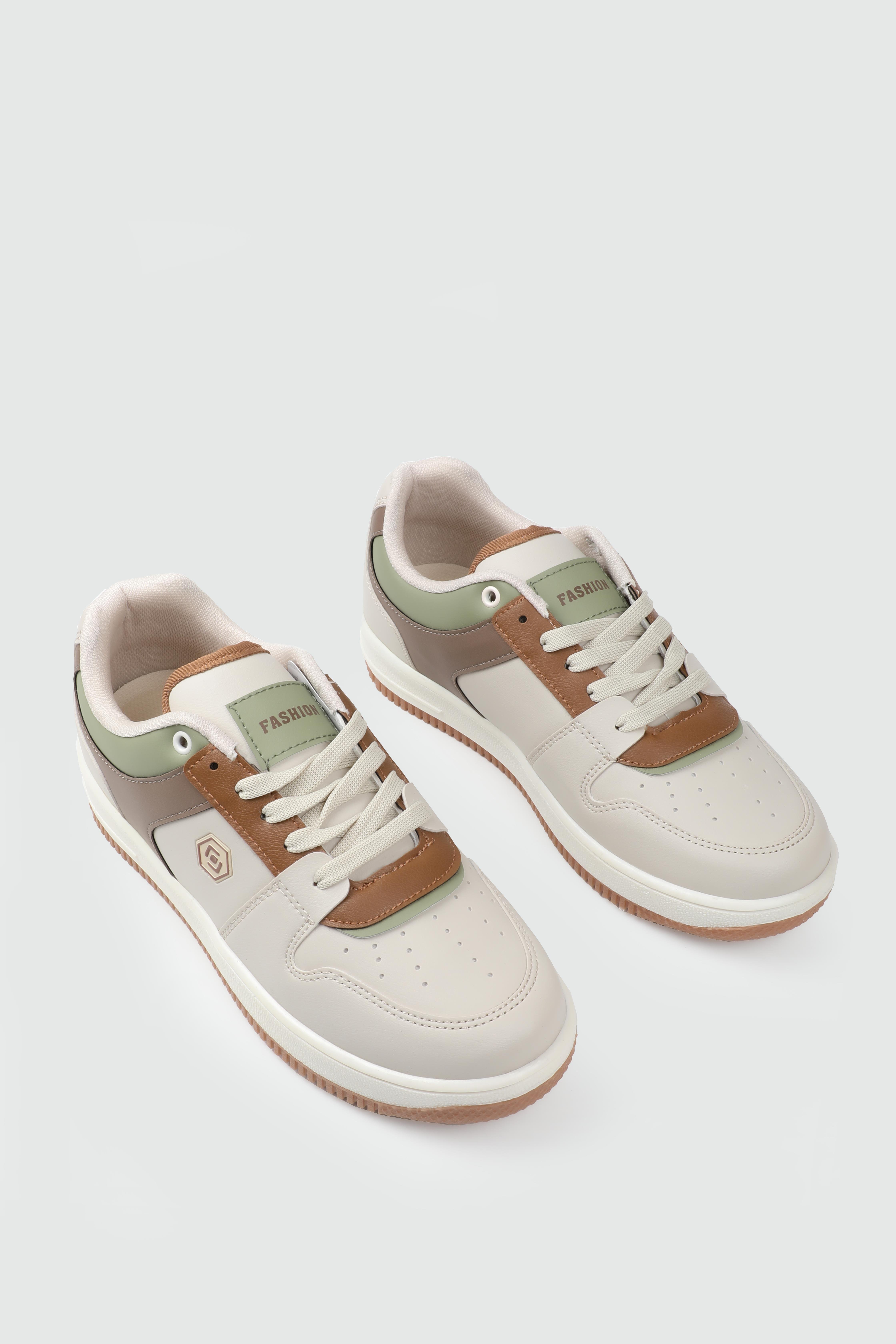 LAMBIRLENT 2100 Kadın Spor Ayakkabı Kum Vizon Yeşil