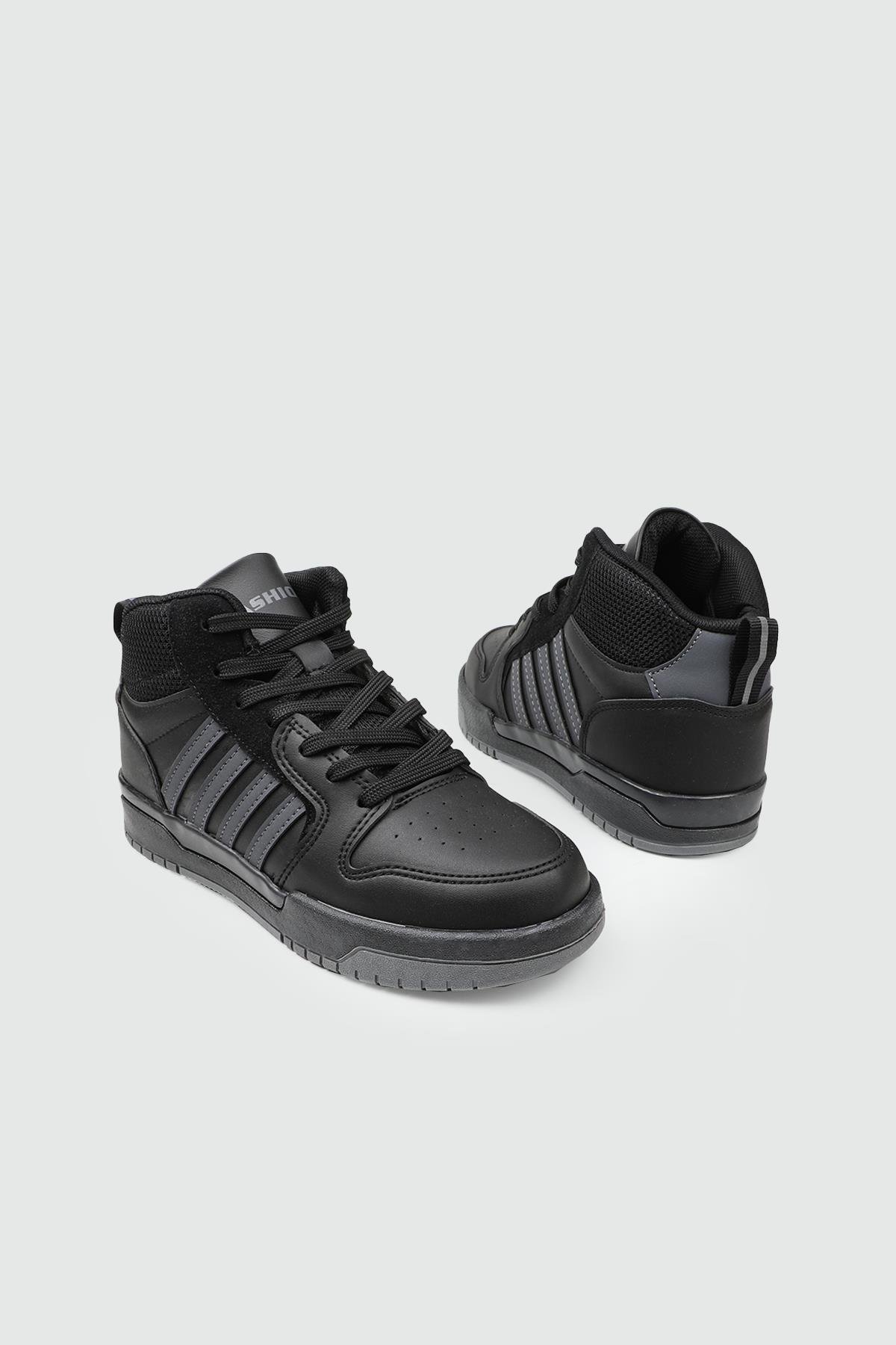 LAMBIRLENT 25K 2210 Kadın Spor Ayakkabı Siyah Füme