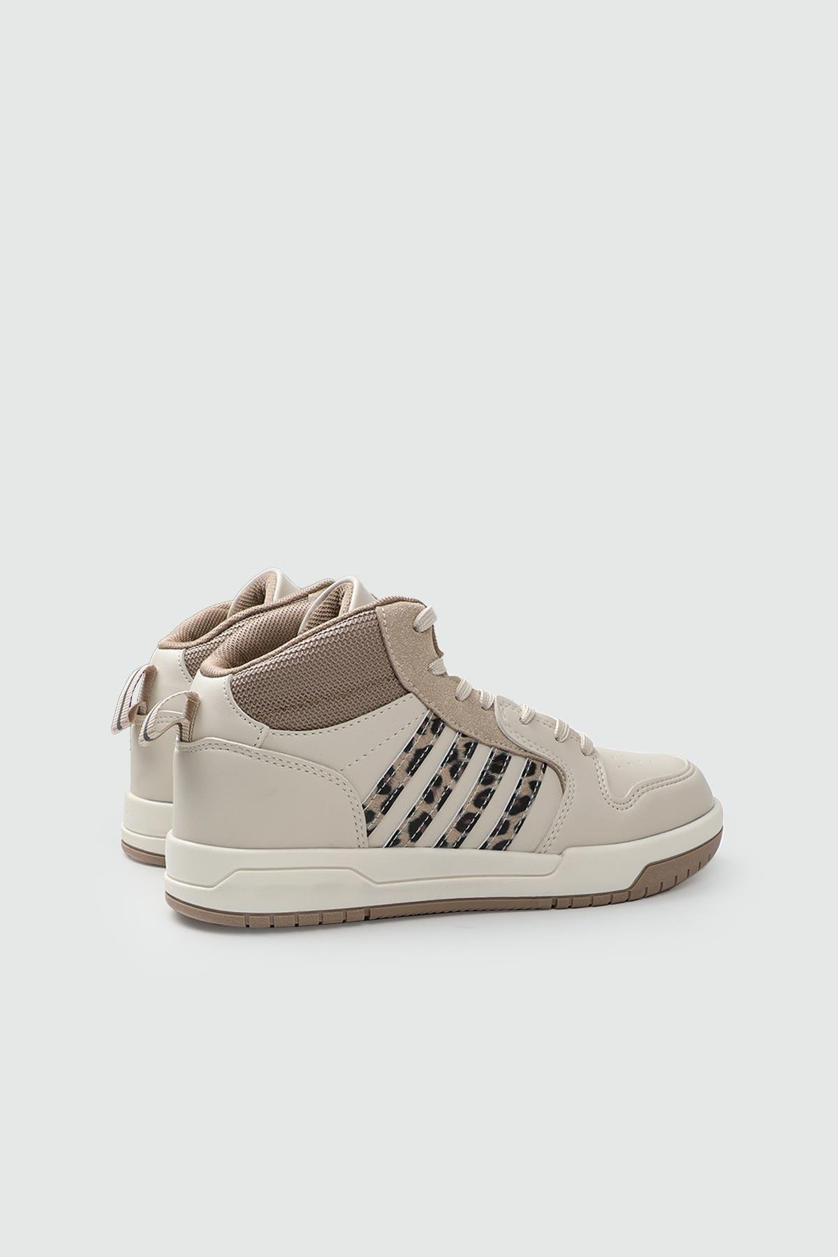 LAMBIRLENT 25K 2210 Kadın Spor Ayakkabı Kum Leopar Kum