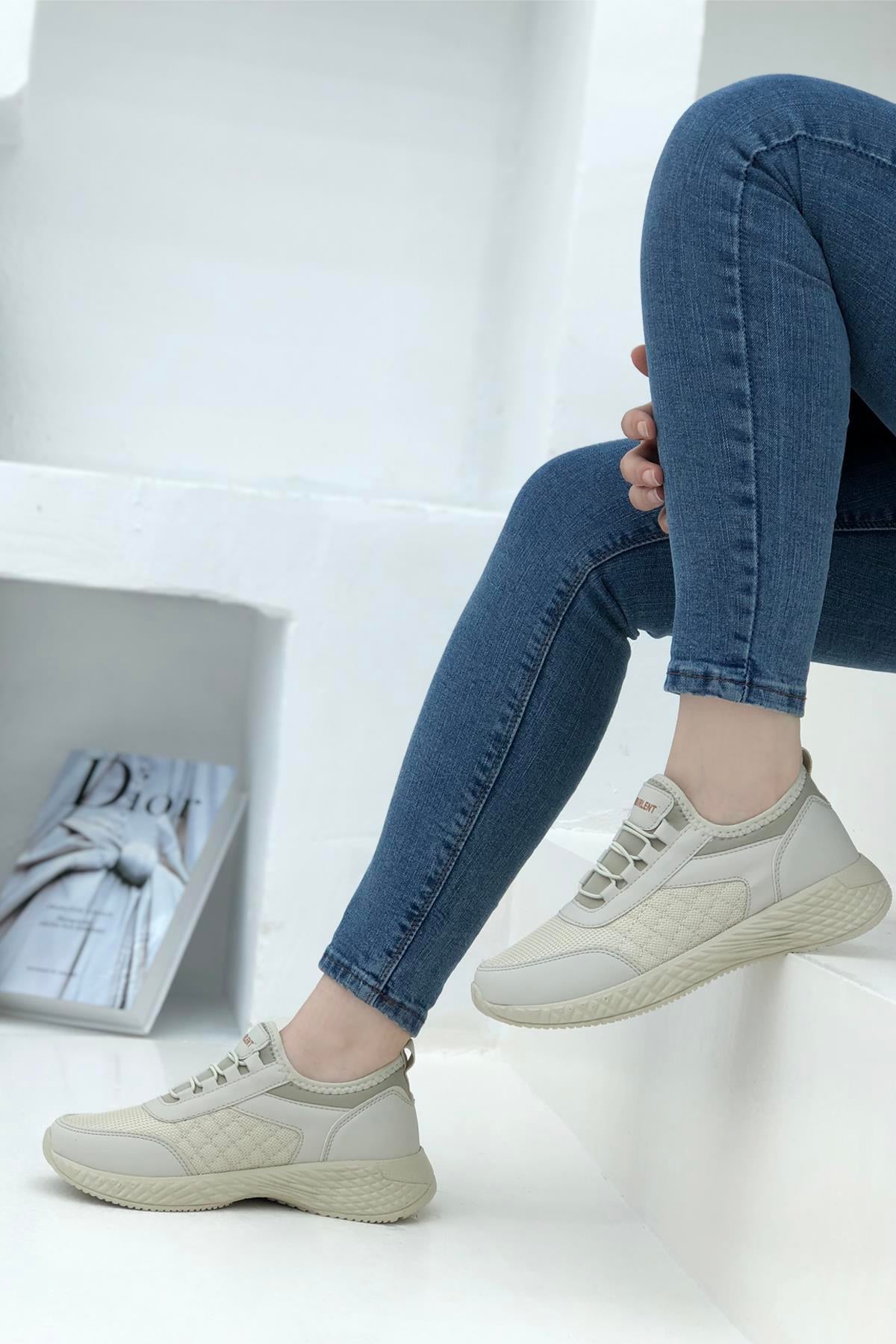 LAMBIRLENT 7060 Unisex Spor Ayakkabı Kum