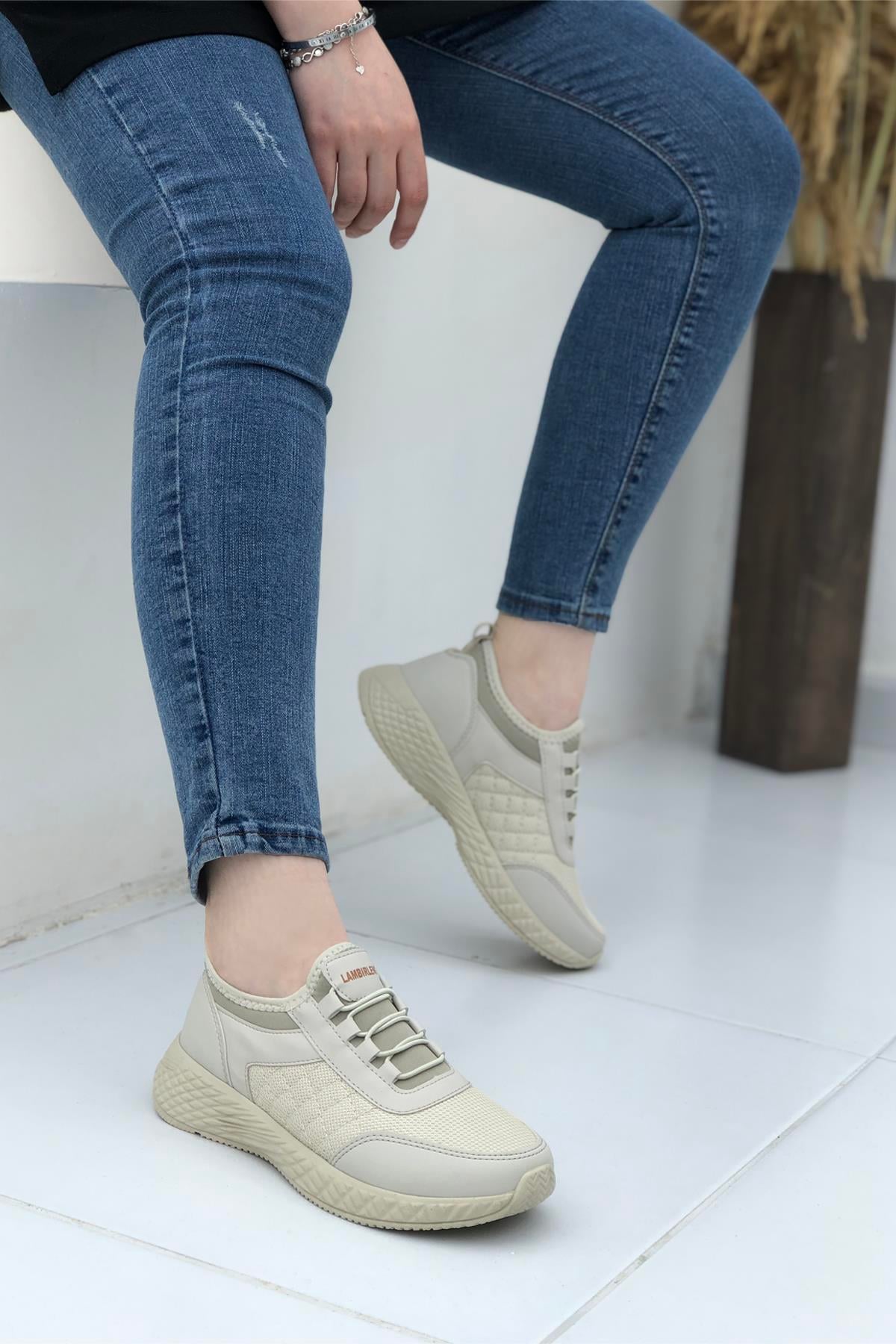 LAMBIRLENT 7060 Unisex Spor Ayakkabı Kum