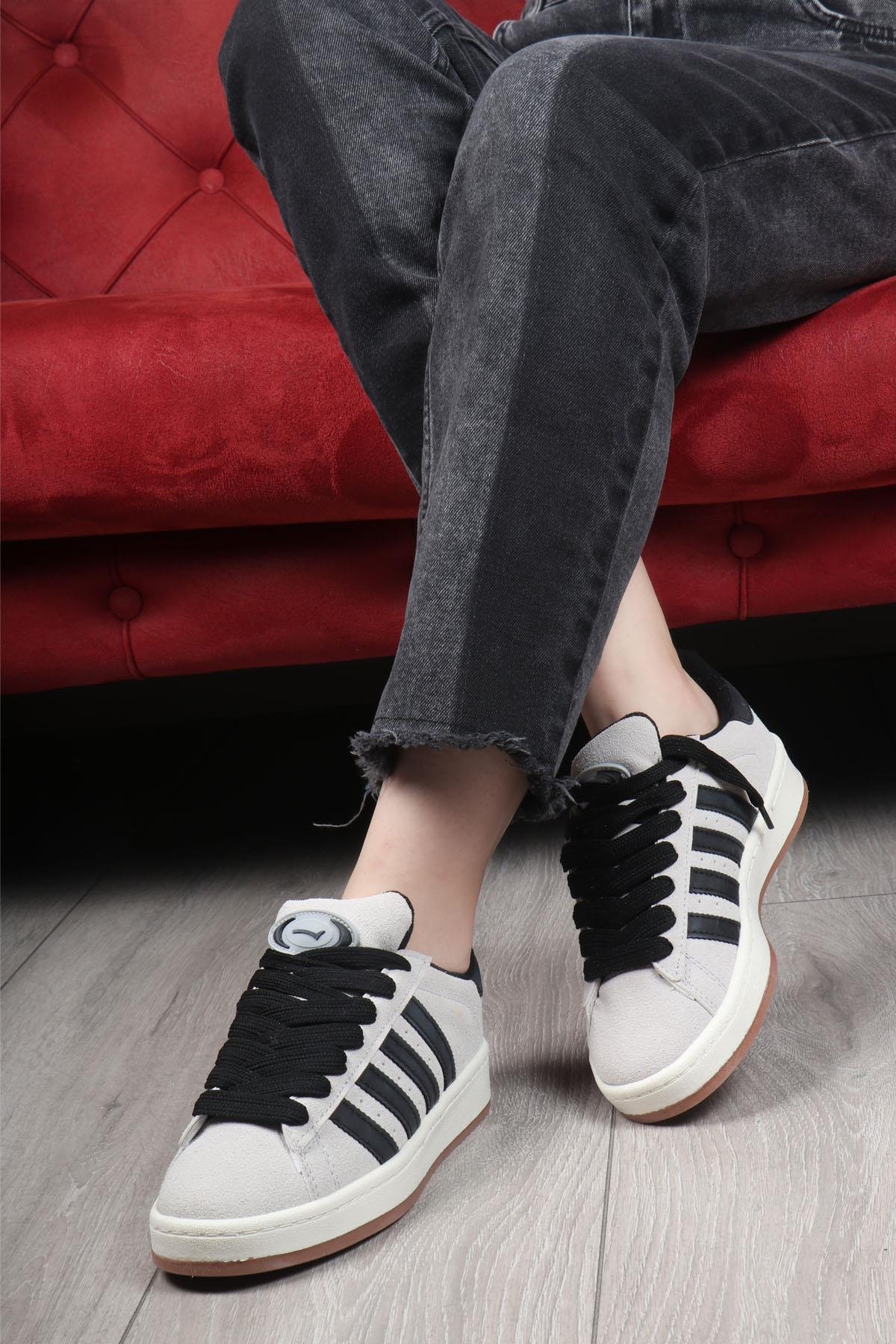 LAMBIRLENT 7460 Unisex Spor Ayakkabı Buz Siyah