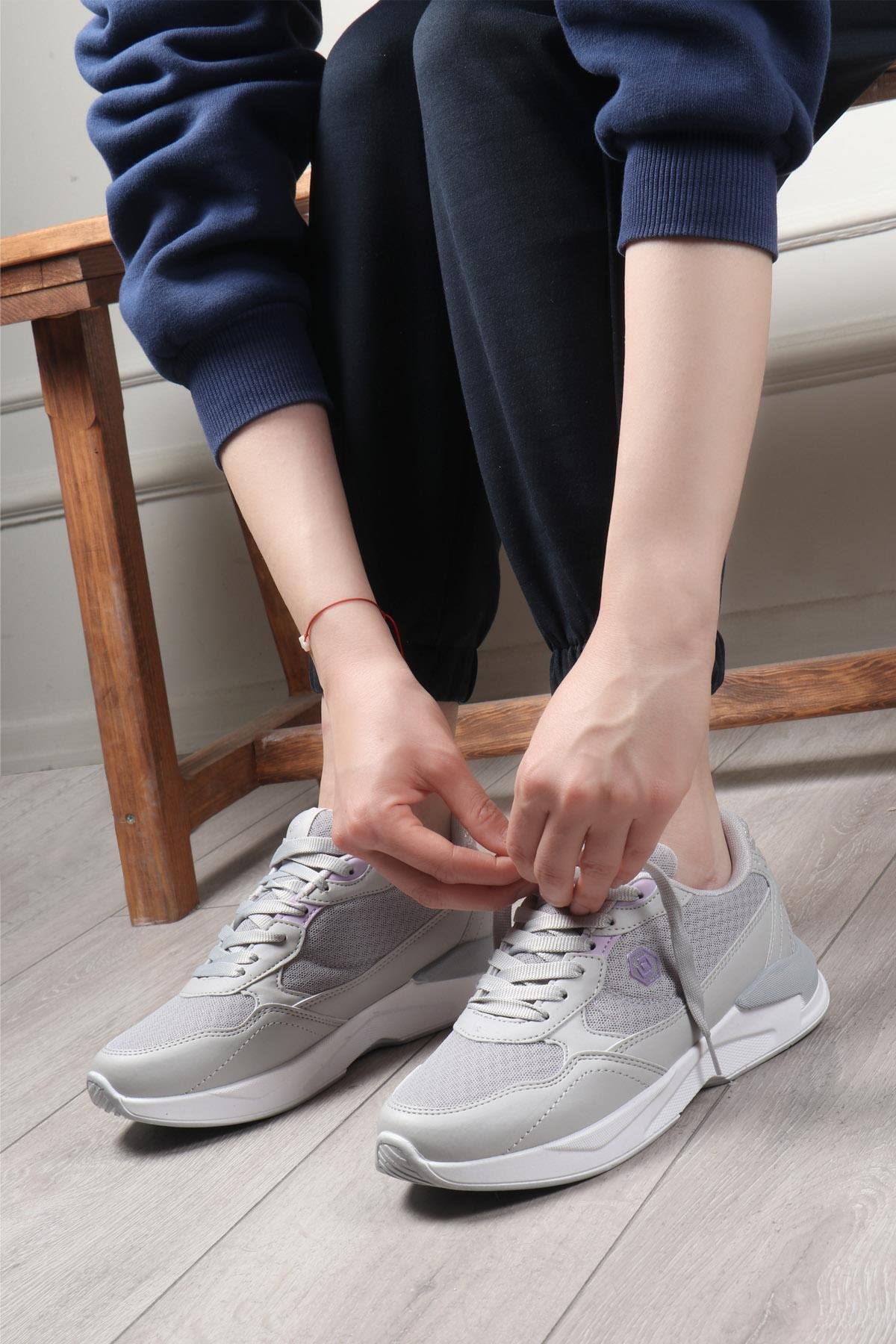 LAMBIRLENT 9937 Kadın Spor Ayakkabı Buz Lila