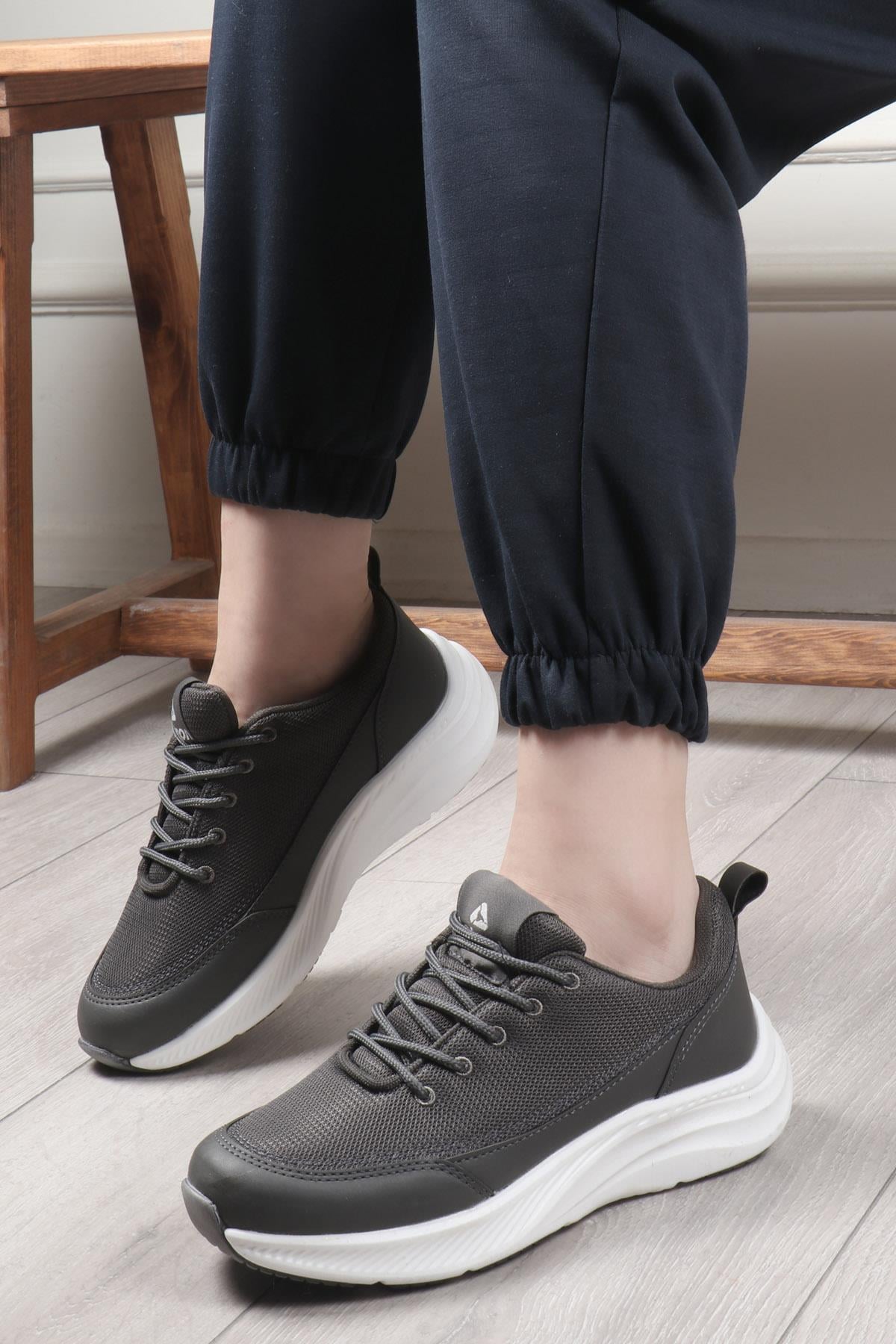 LETOON 1206 Unisex Spor Ayakkabı Füme