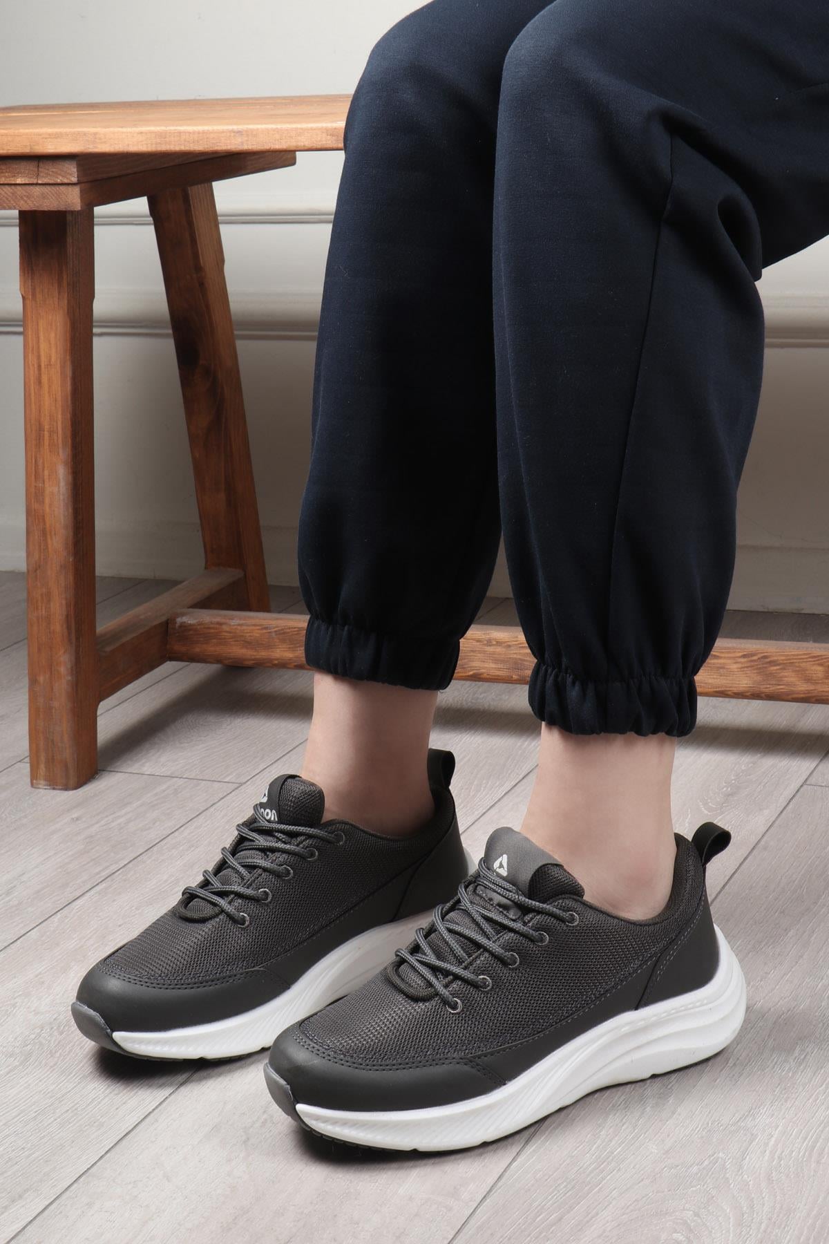 LETOON 1206 Unisex Spor Ayakkabı Füme