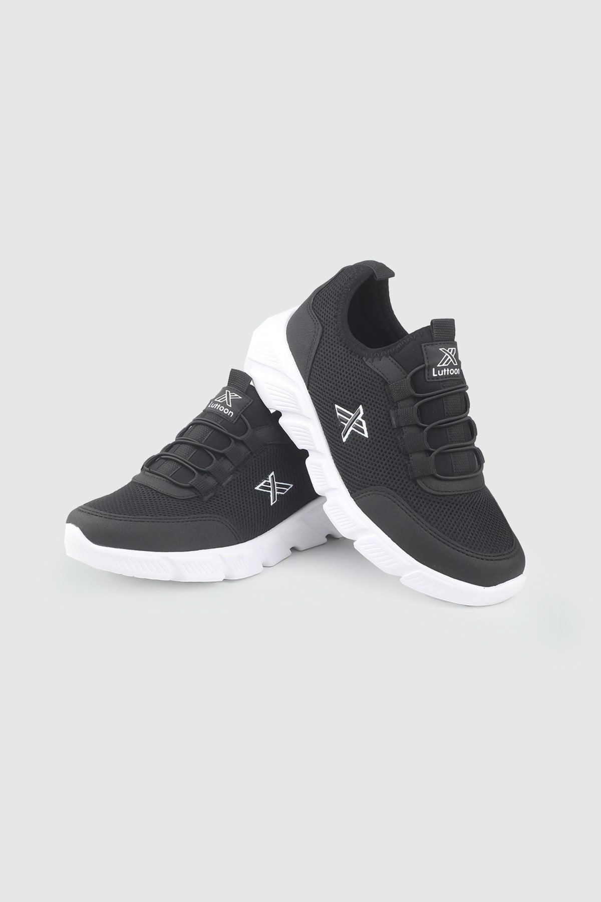 LUTTON 26Y 4333 Unisex Spor Ayakkabı Siyah Beyaz