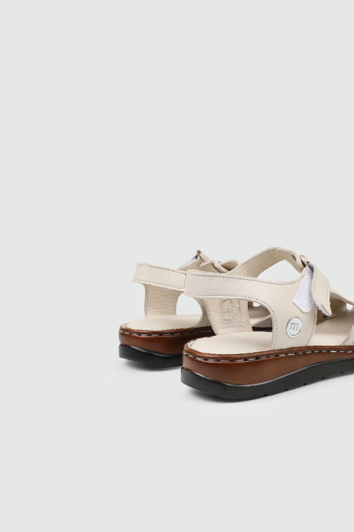 Mammamia 2550LX-SANDALET KREMA PEN