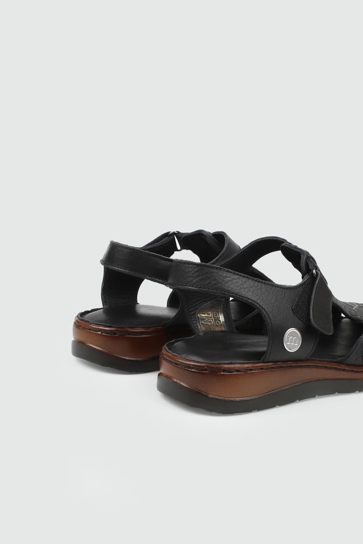 Mammamia 2550LX-SANDALET SİYAH PEN