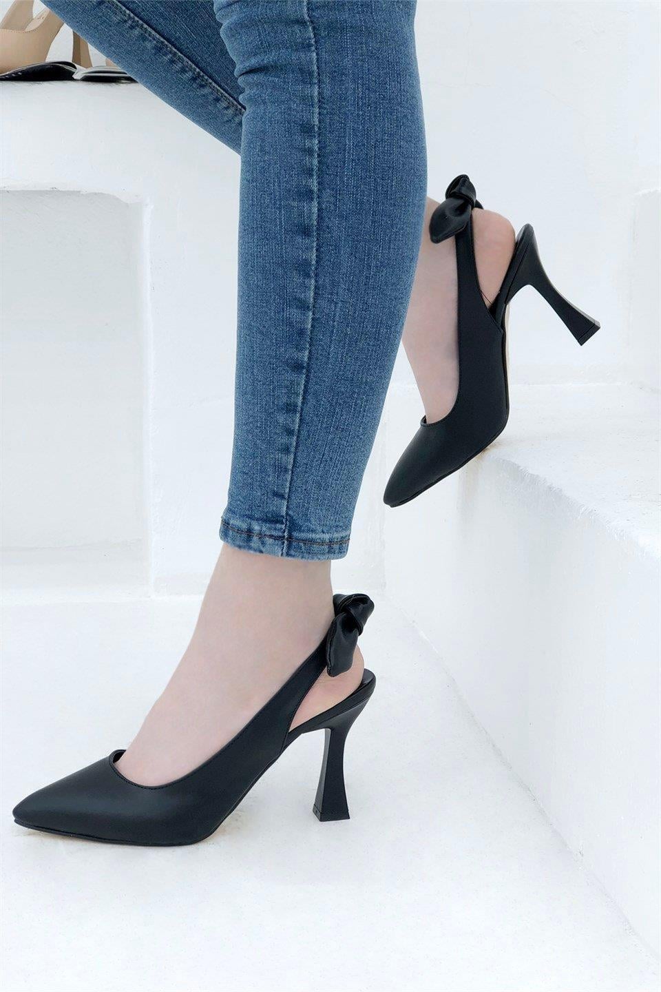 My Bella 25Y Amanda Kadın Stiletto Siyah