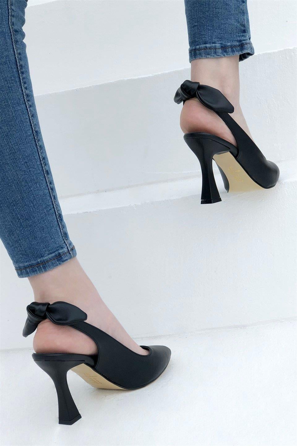 My Bella 25Y Amanda Kadın Stiletto Siyah