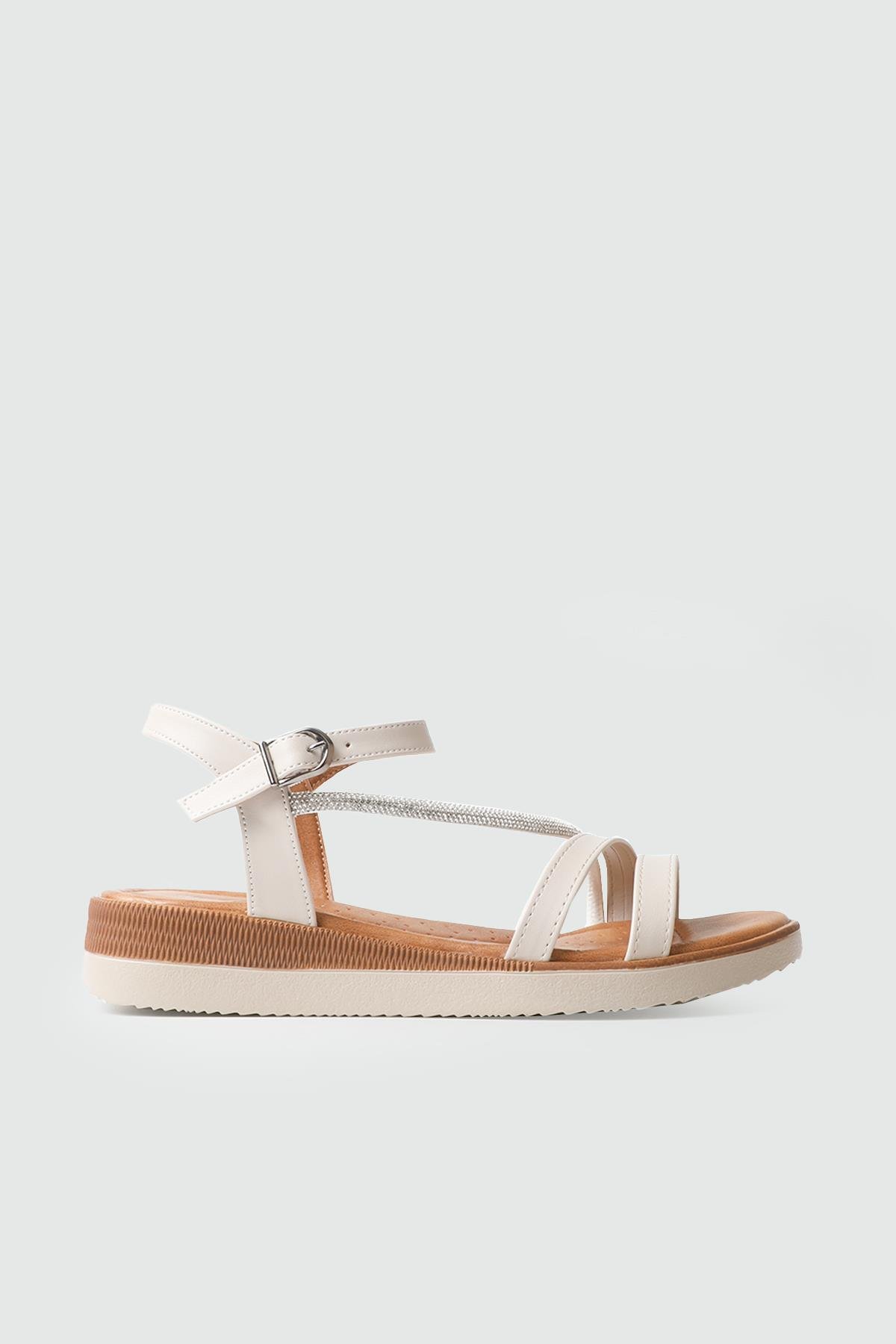 My Bella 25Y SP-303 Kadın Sandalet Krem