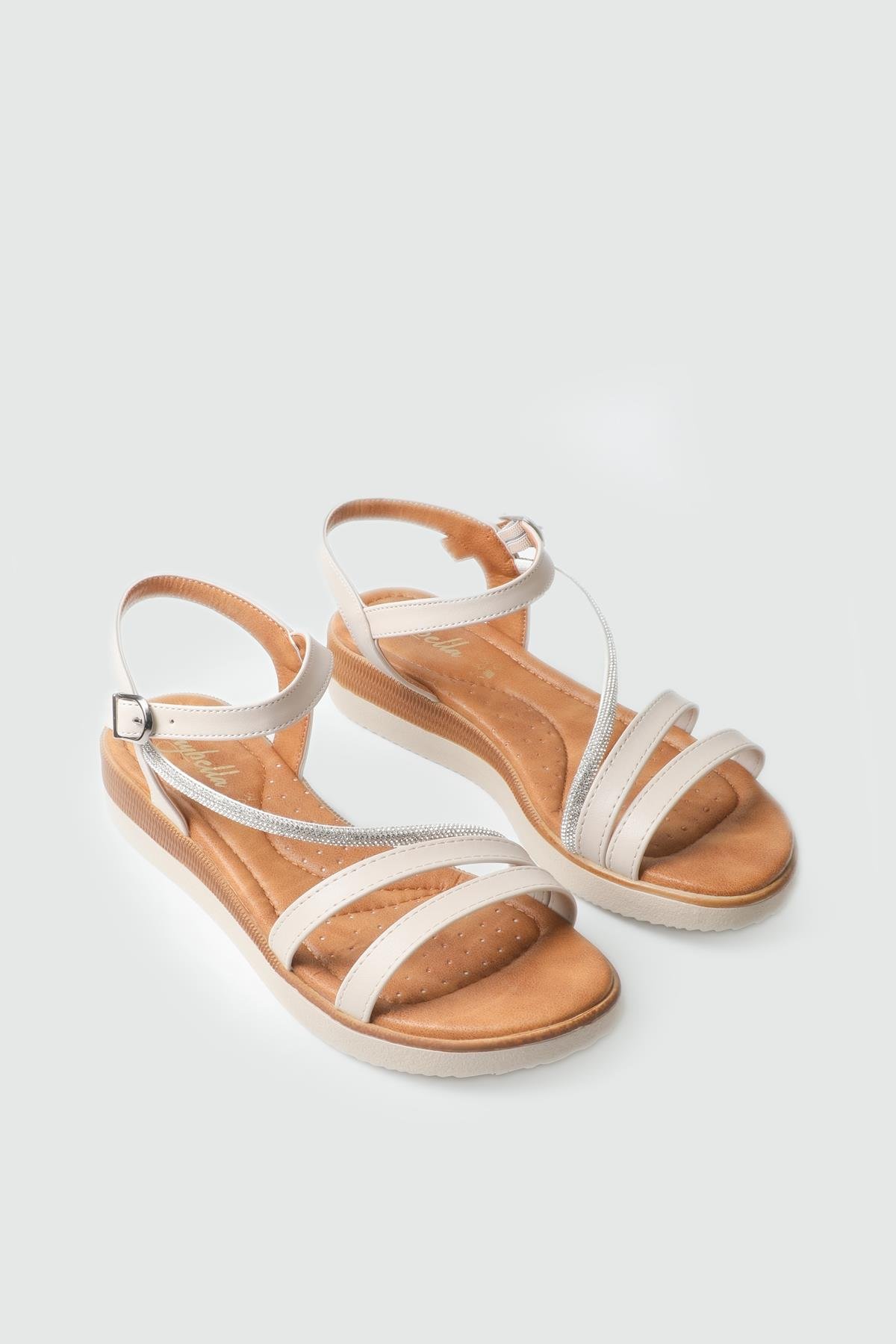 My Bella 25Y SP-303 Kadın Sandalet Krem