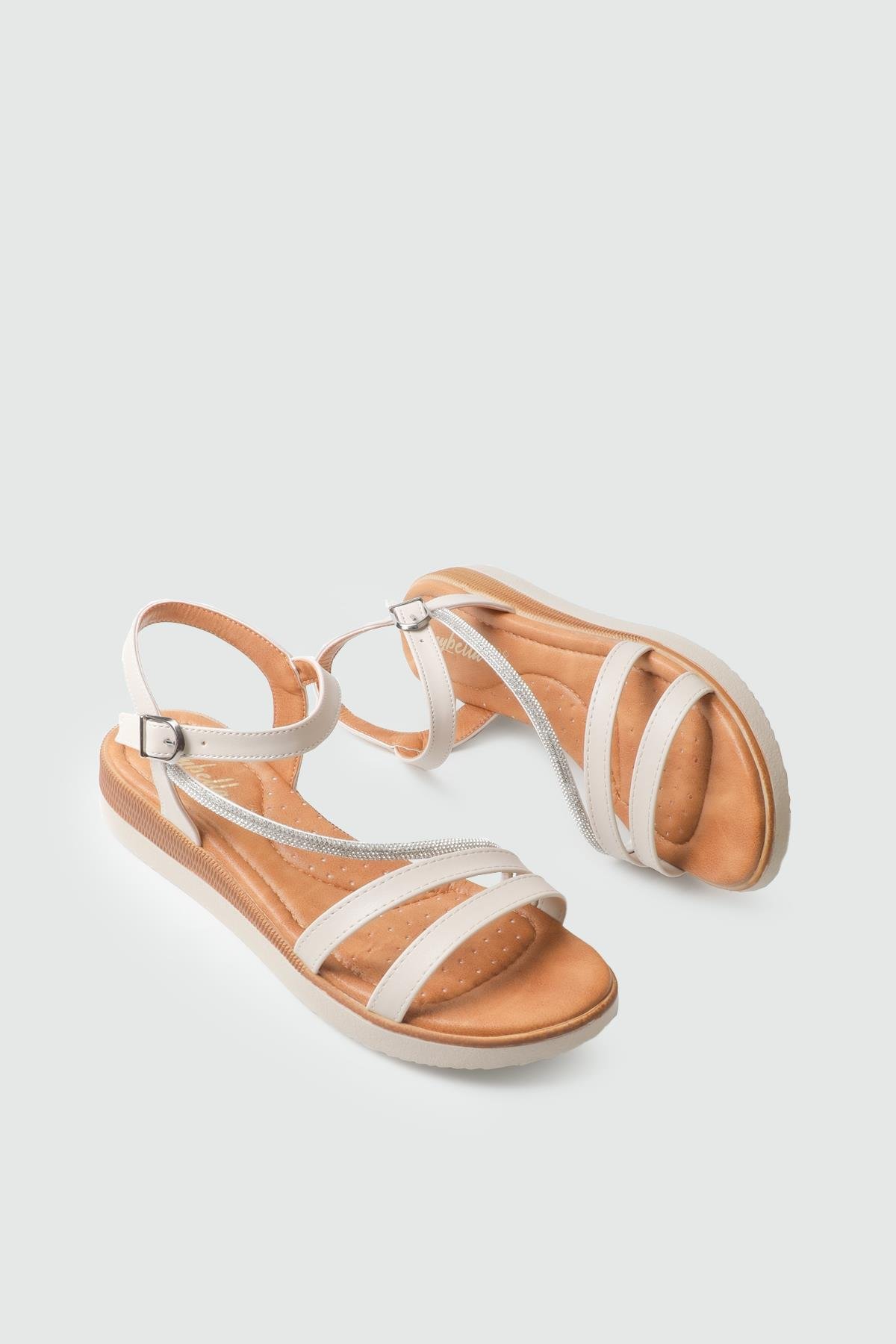 My Bella 25Y SP-303 Kadın Sandalet Krem