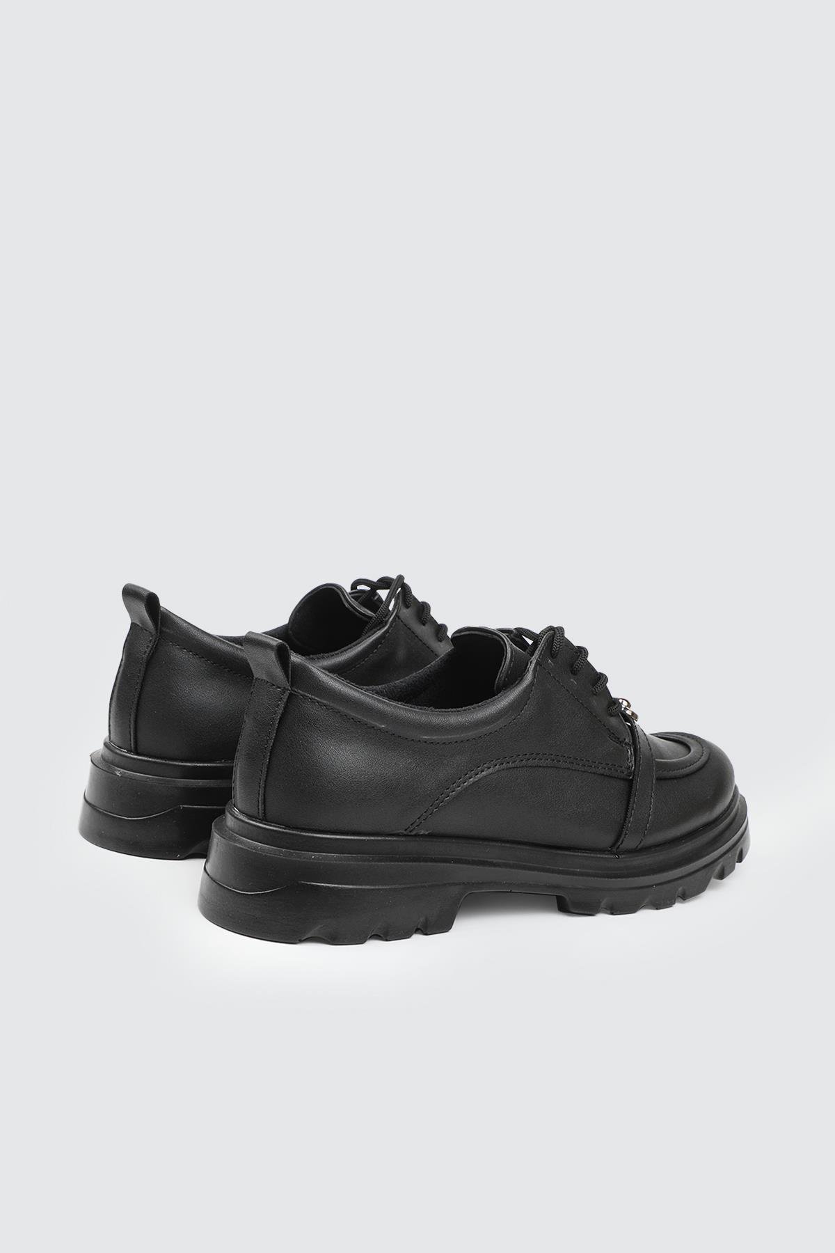 My Bella DRS-180 25K Bağlı Makosen Kadın Ayakkabı Siyah