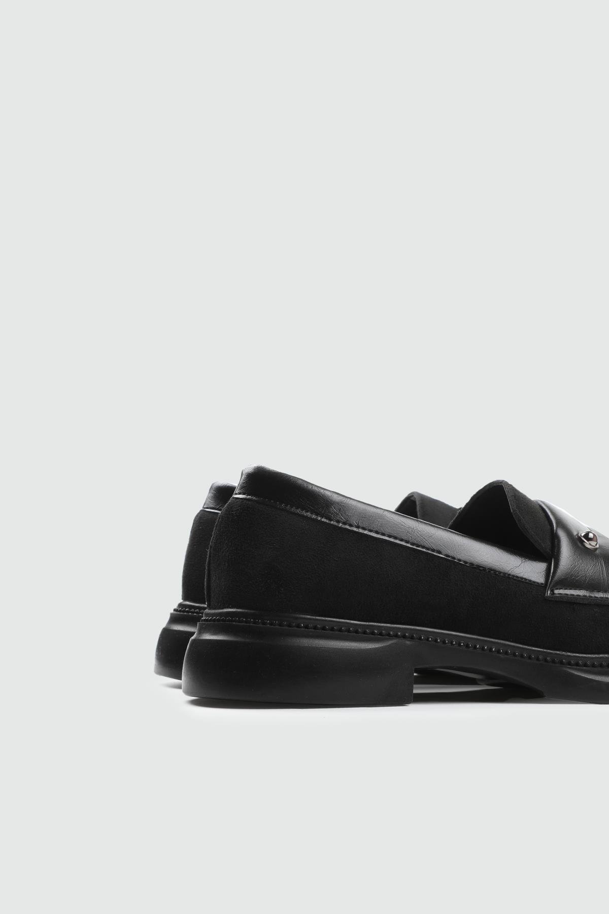 MY BELLA DV-2540 25K Makosen Kadın Ayakkabı Siyah Süet