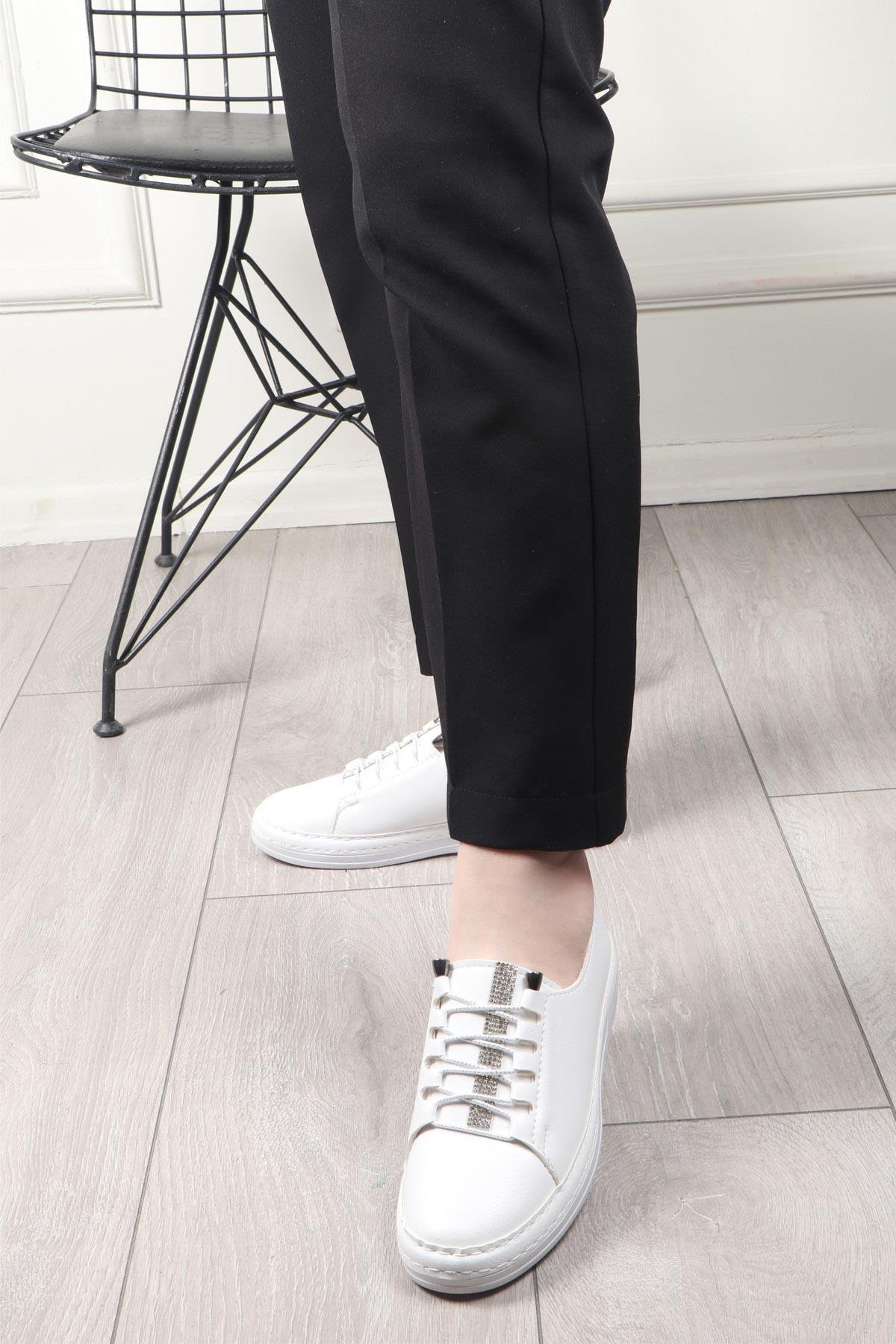 My Bella K-1018 Kadın Ayakkabı Beyaz