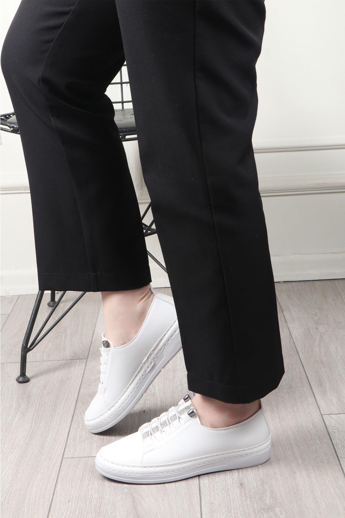 My Bella K-1018 Kadın Ayakkabı Beyaz