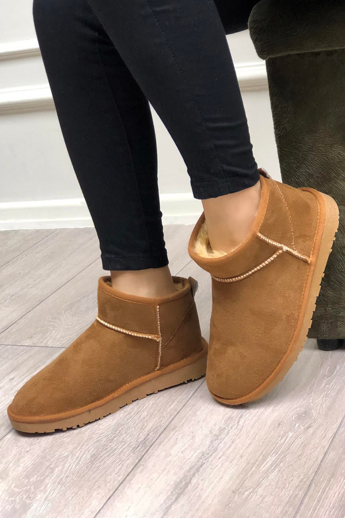 My Bella LİYA UGG Kadın Bot Taba