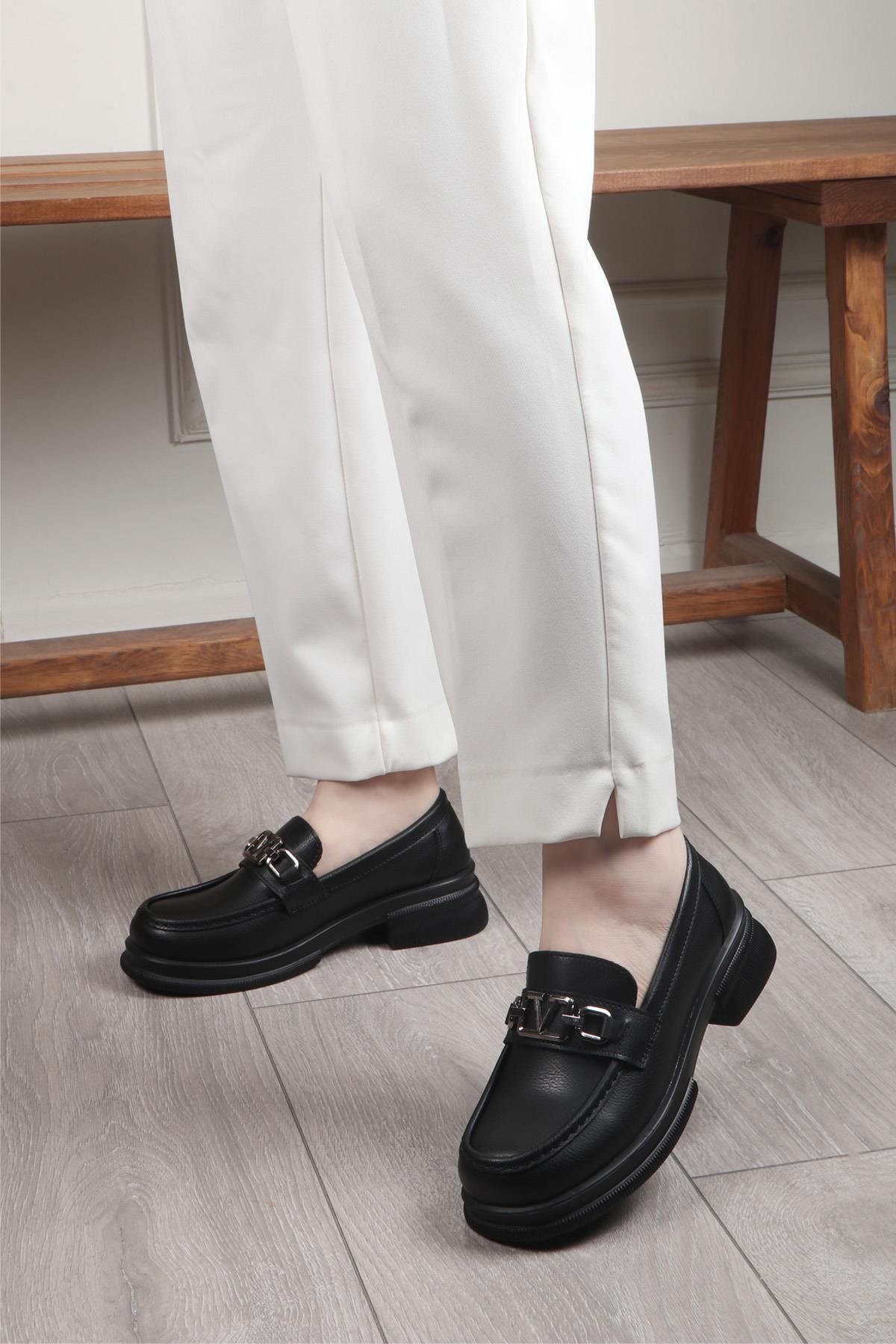 MY BELLA MH-200 V Toka Kadın Babet Siyah