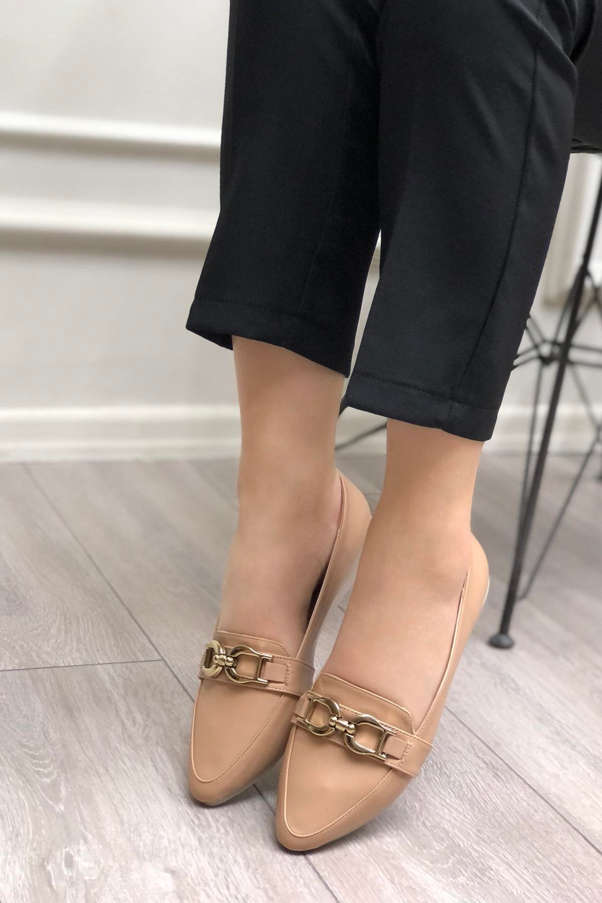 My Bella ŞM-310 Tokalı Kadın Babet Nut