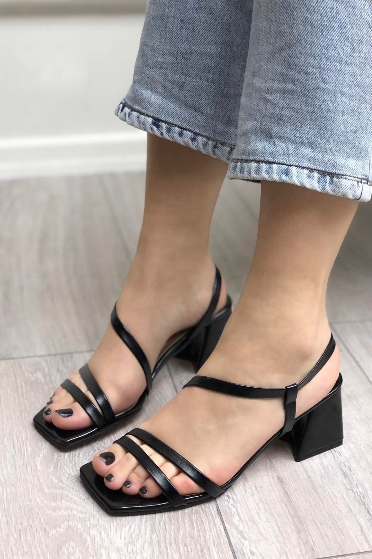 My Bella STY-498 Kadın Terlik Siyah