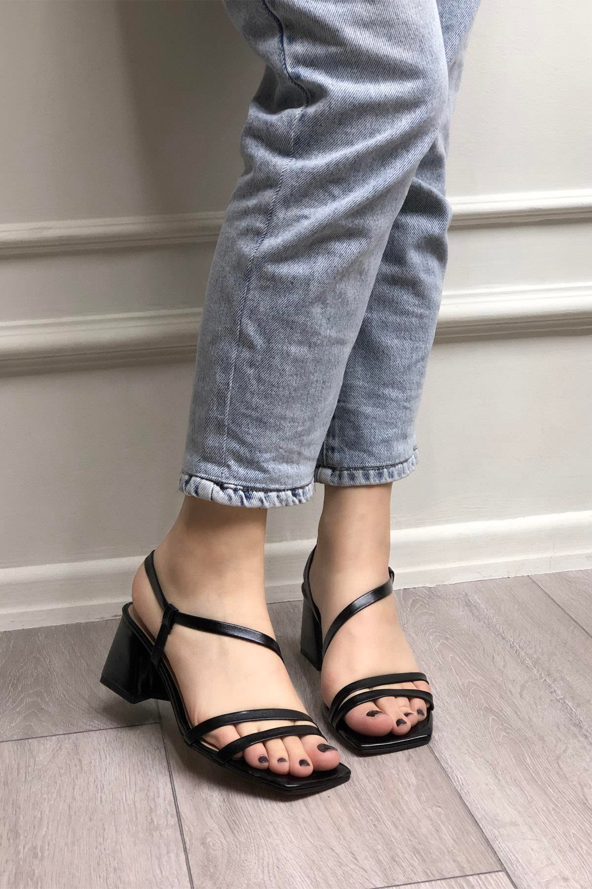 My Bella STY-498 Kadın Terlik Siyah