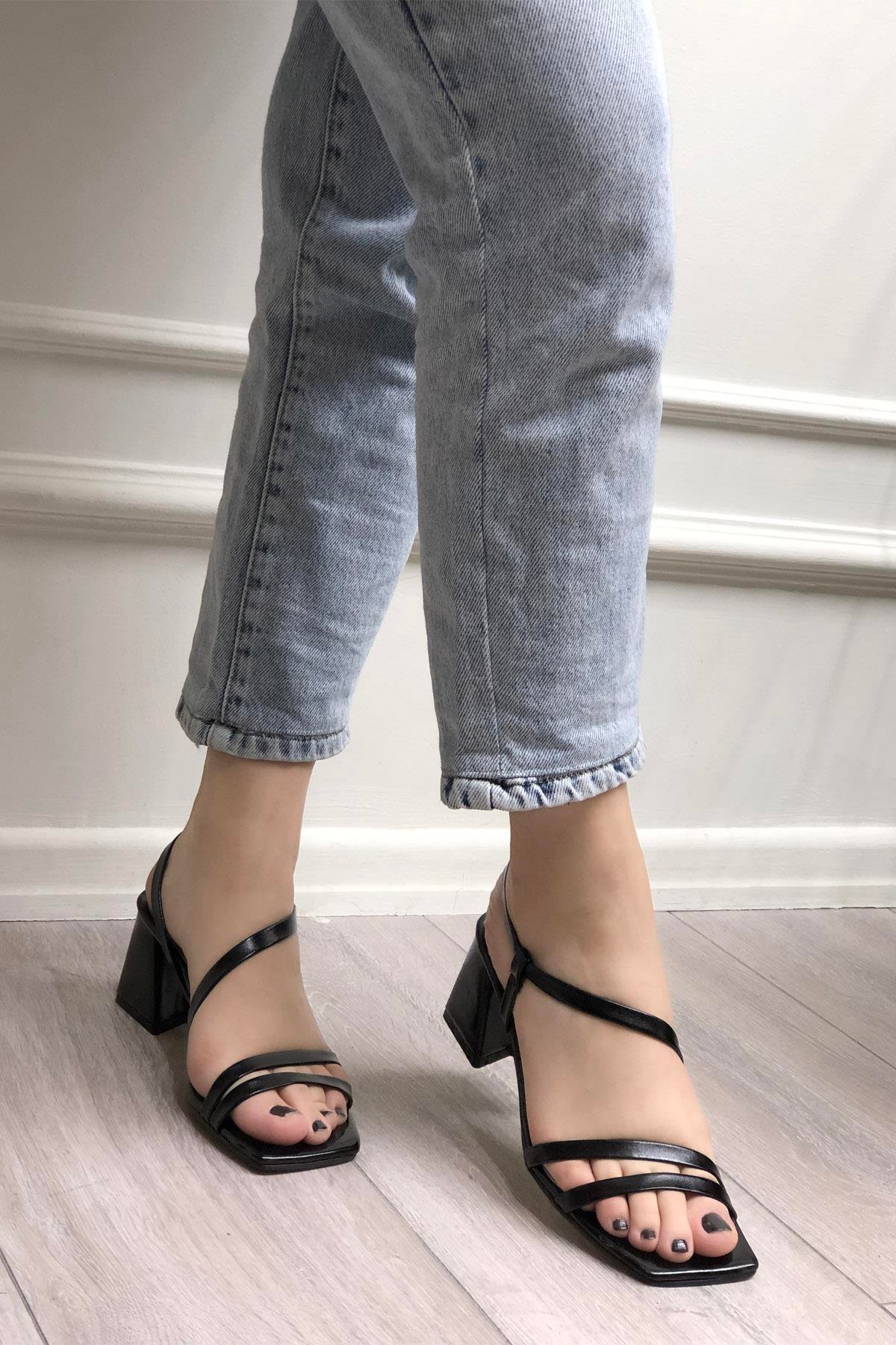 My Bella STY-498 Kadın Terlik Siyah