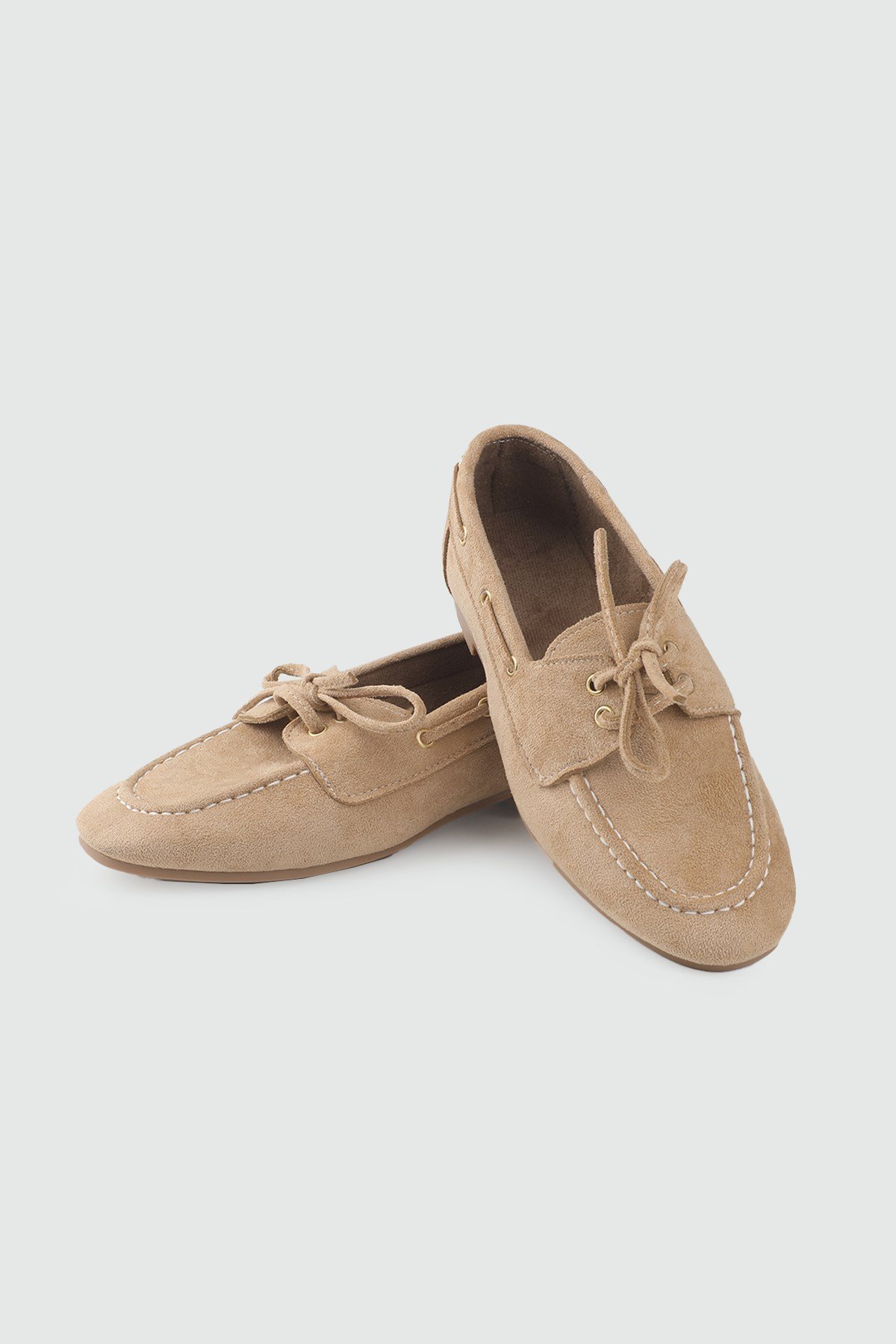 My Bella ZHD-3021 26Y Makosen Kadın Babet Camel Süet