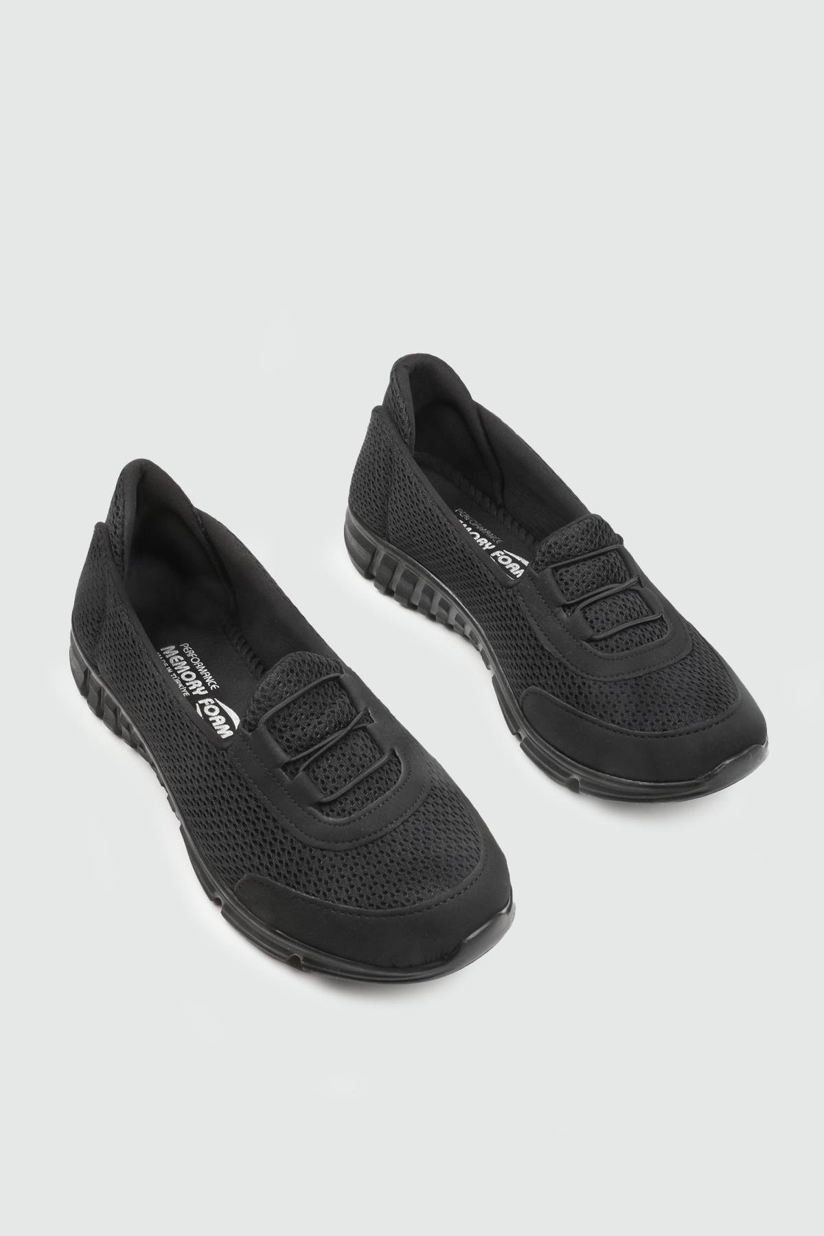 PERFORMANCE 04 25Y Anoraklı Comfort Kadın Ayakkabı Kömür