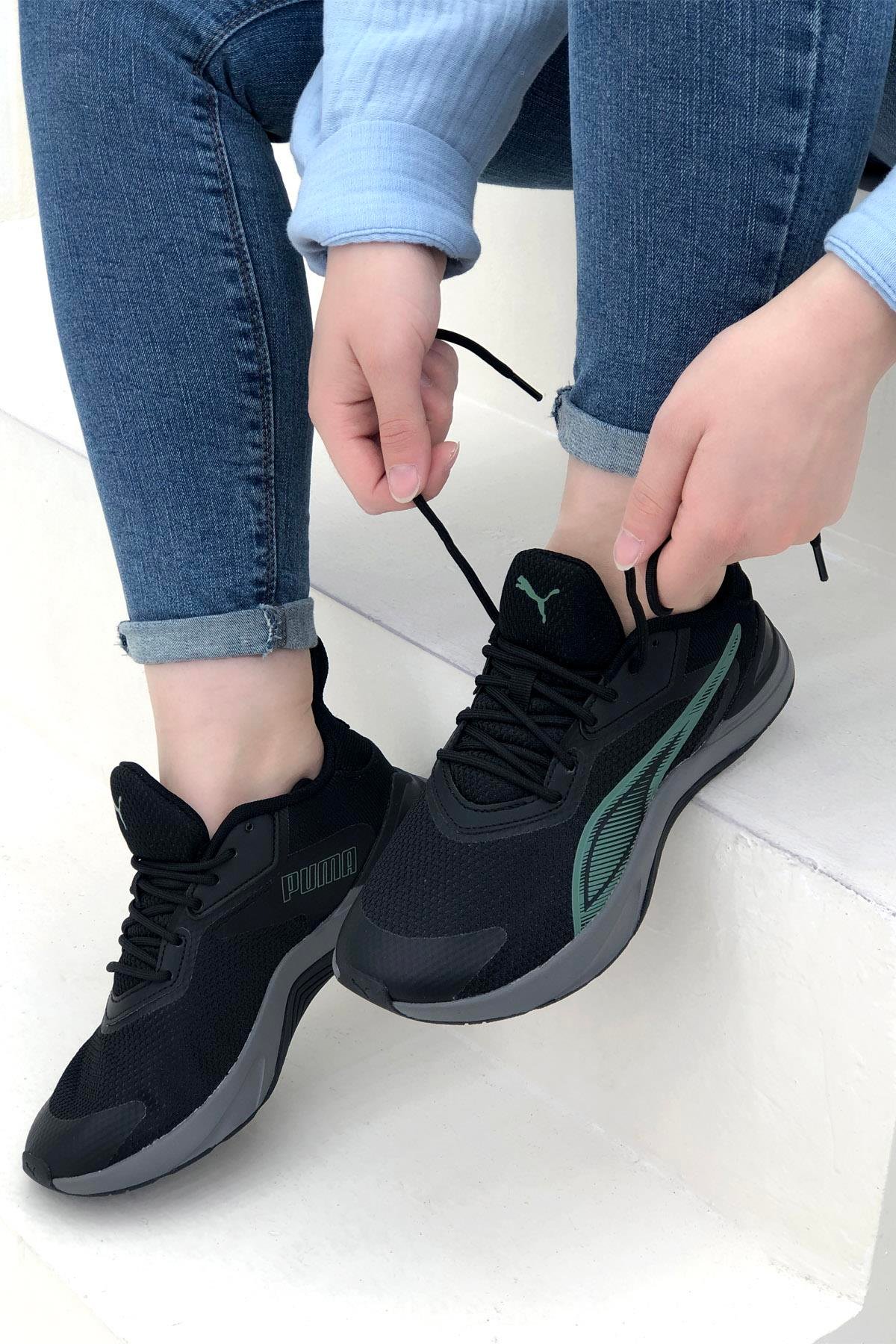 PUMA 377893-15 İnfusion Unisex Spor Ayakkabı Siyah Gri