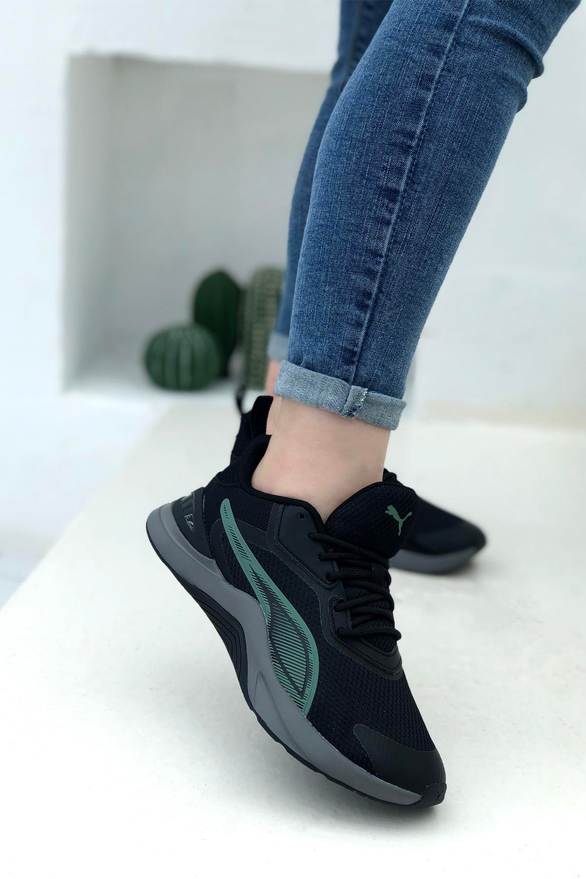 PUMA 377893-15 İnfusion Unisex Spor Ayakkabı Siyah Gri