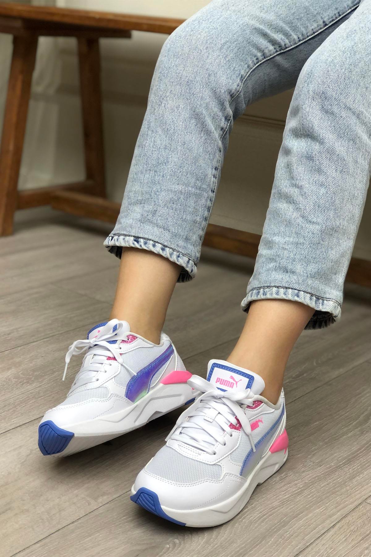 PUMA 396566-01  X-Ray SpeedLite Kadın Spor Ayakkabı Beyaz Pembe