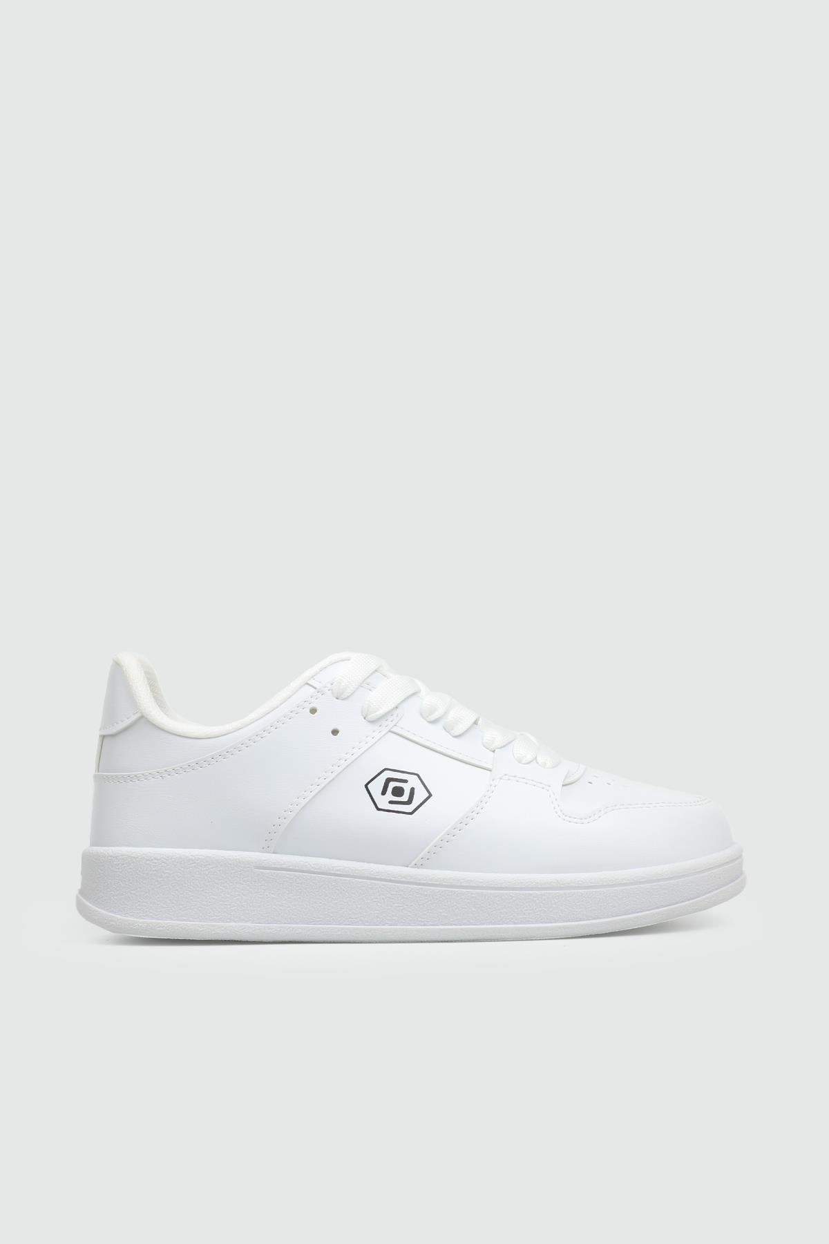 REBOUNT 2025 Unisex Spor Ayakkabı Beyaz Beyaz