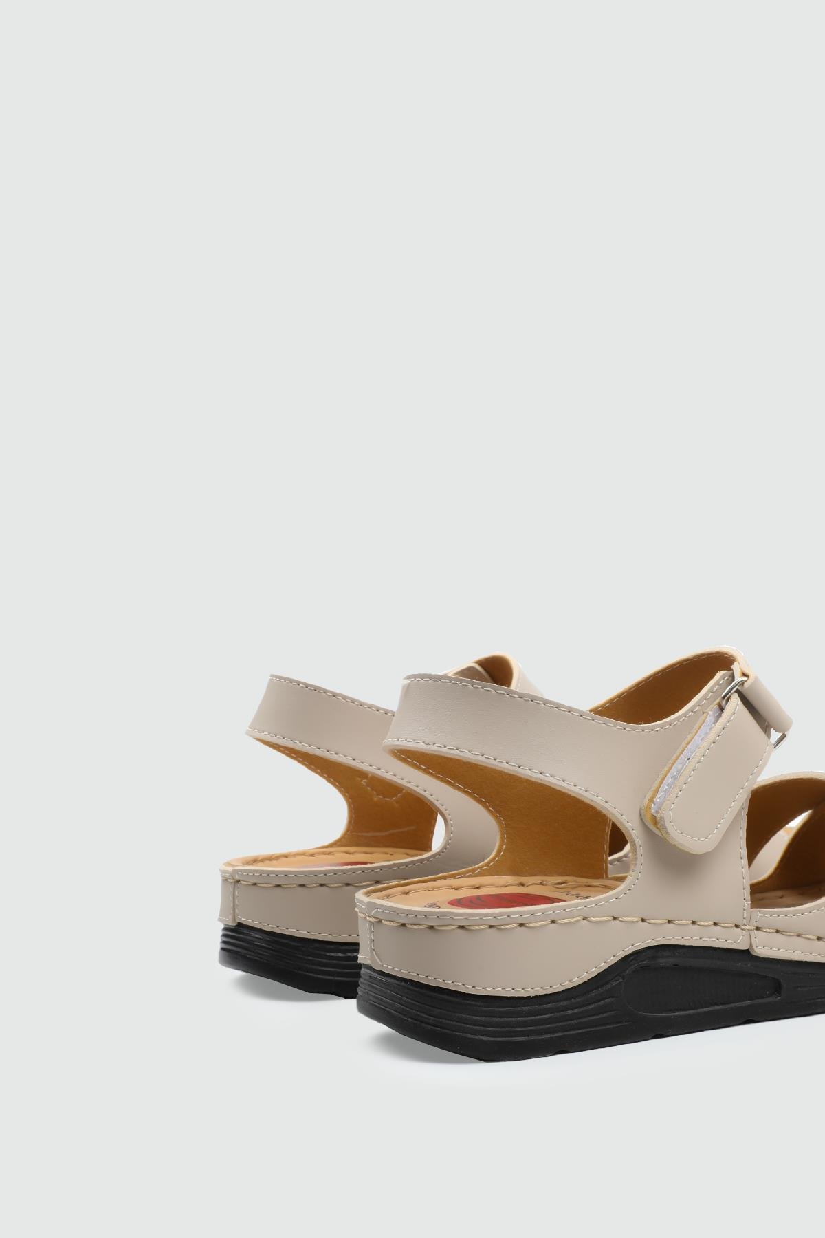 SERRA 25Y-1104 Kadın Sandalet Krem