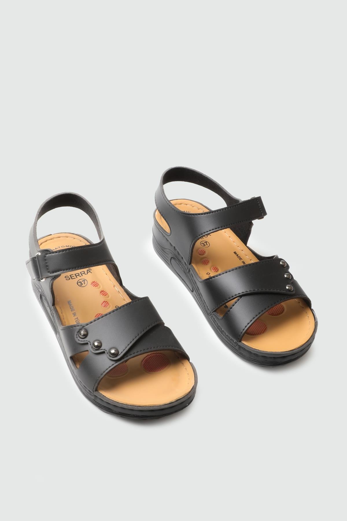 SERRA 25Y-1104 Kadın Sandalet Siyah