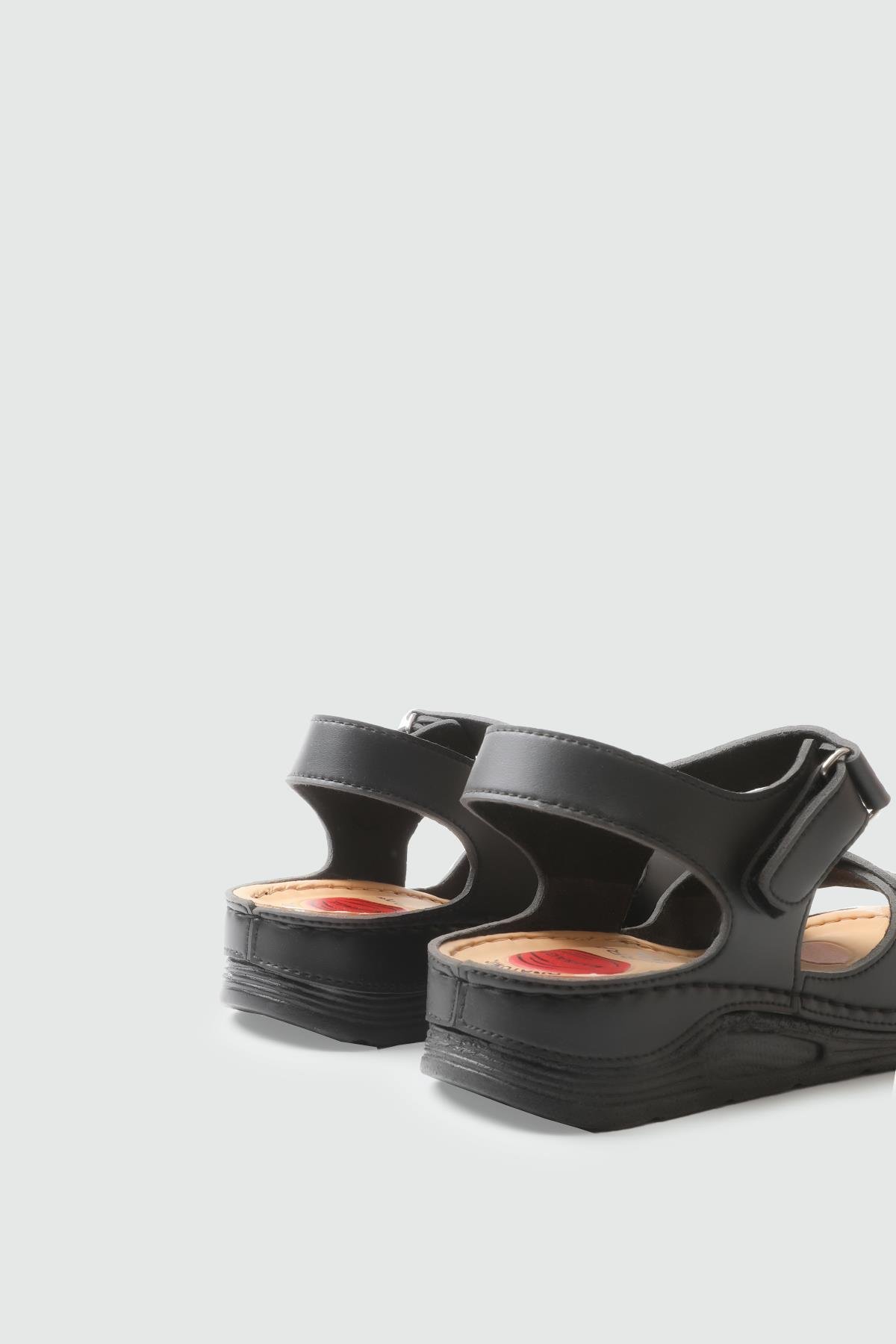 SERRA 25Y-1104 Kadın Sandalet Siyah