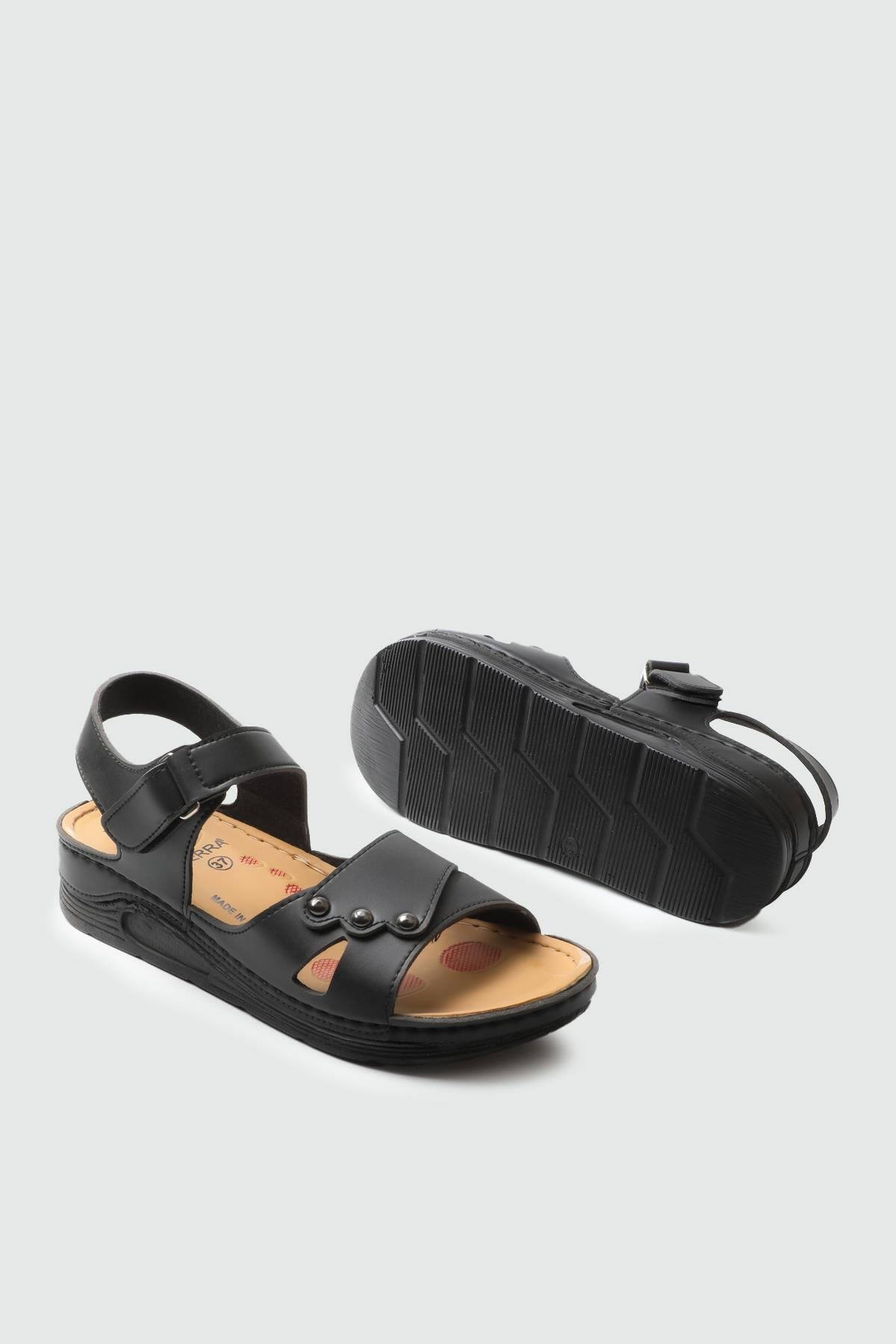 SERRA 25Y-1104 Kadın Sandalet Siyah