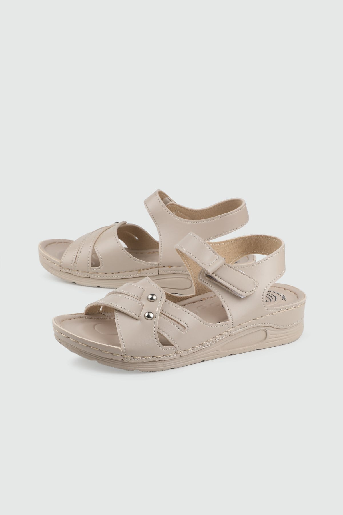SERRA 26Y-1110 Kadın Sandalet Krem