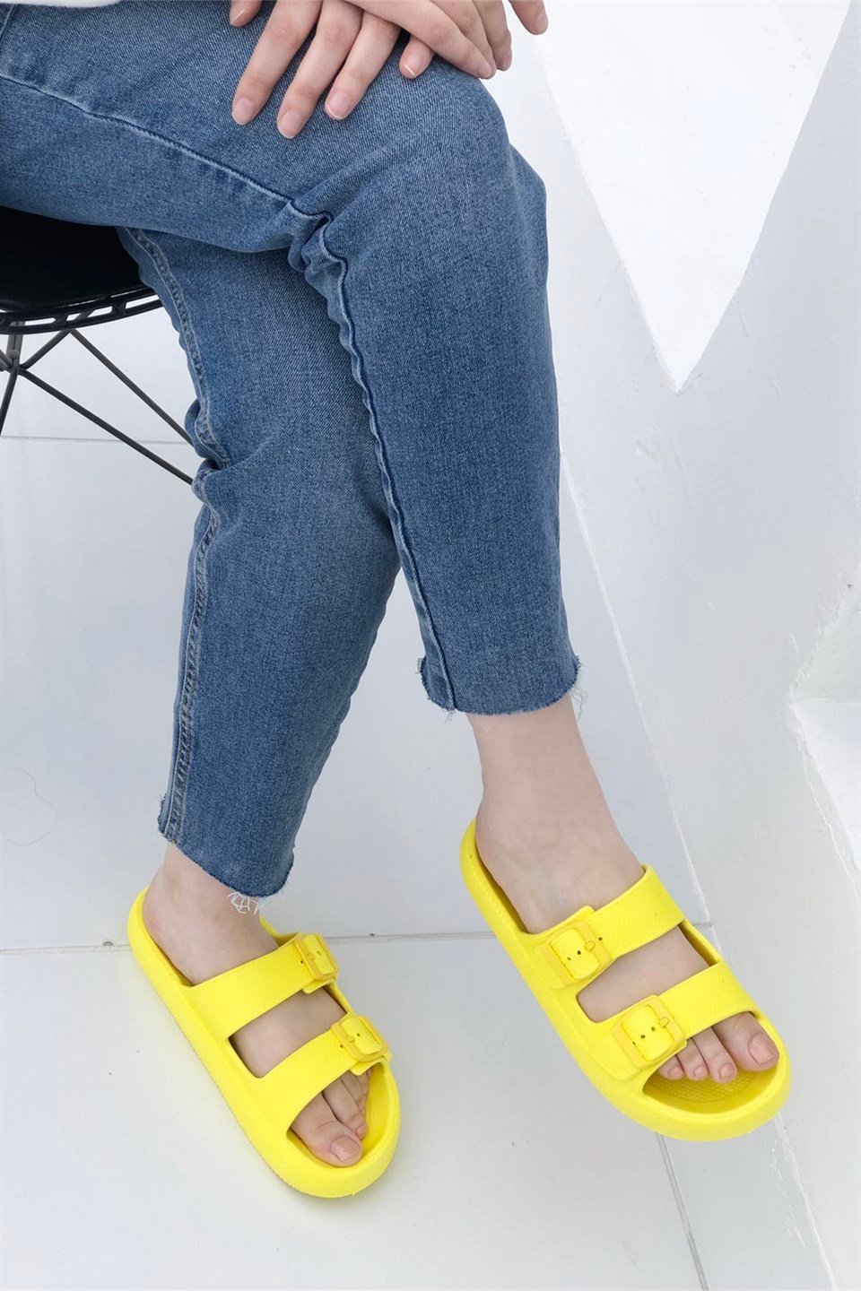 SONİMİX 0095 Unisex Eva Terlik Sarı