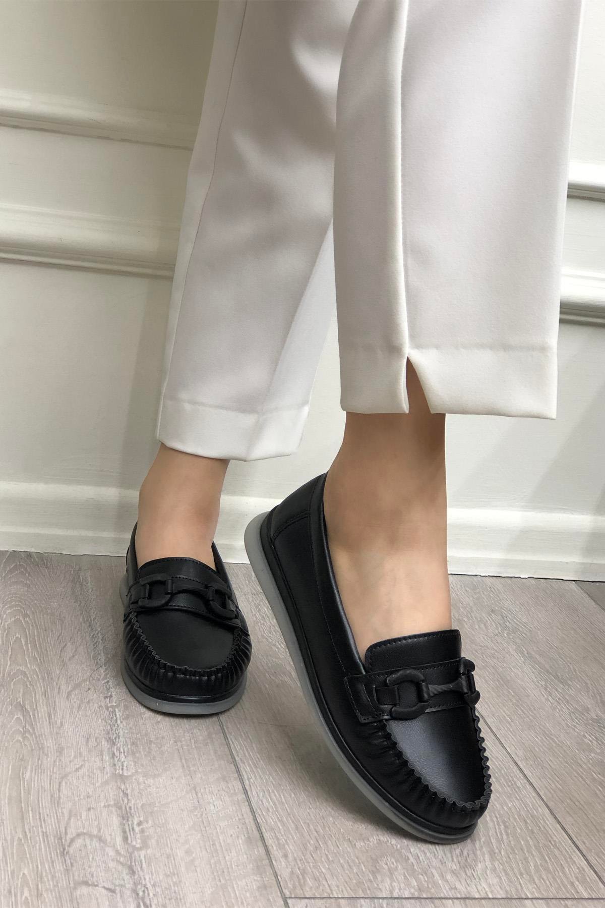 Tokalı Kadın Ayakkabı Siyah My Bella S-24165 