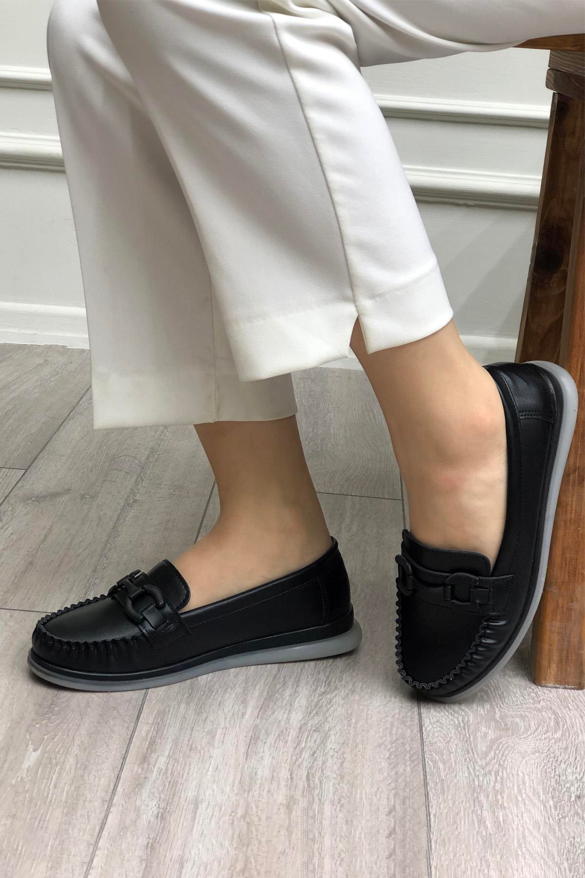 Tokalı Kadın Ayakkabı Siyah My Bella S-24165 