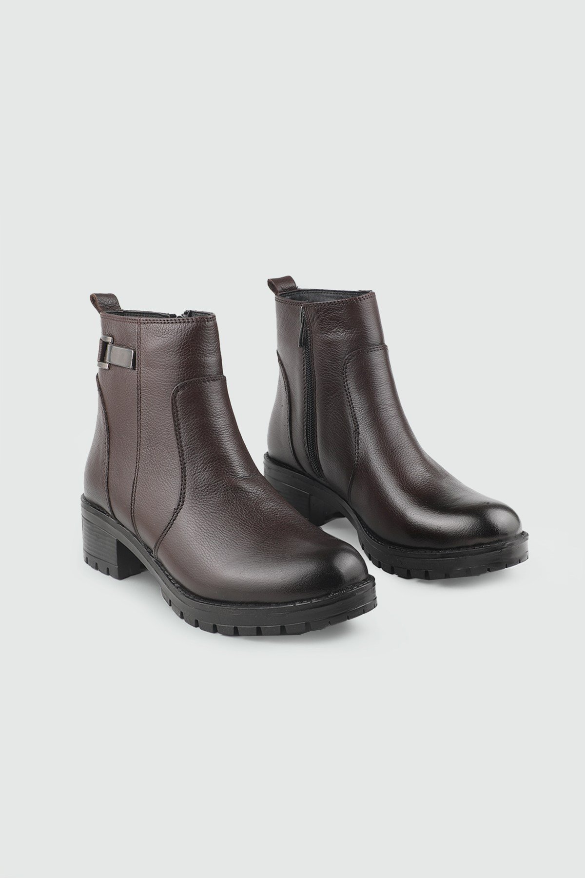 Tokalı Kadın Kahve Deri Bot MY BELLA 2680-014 26K 