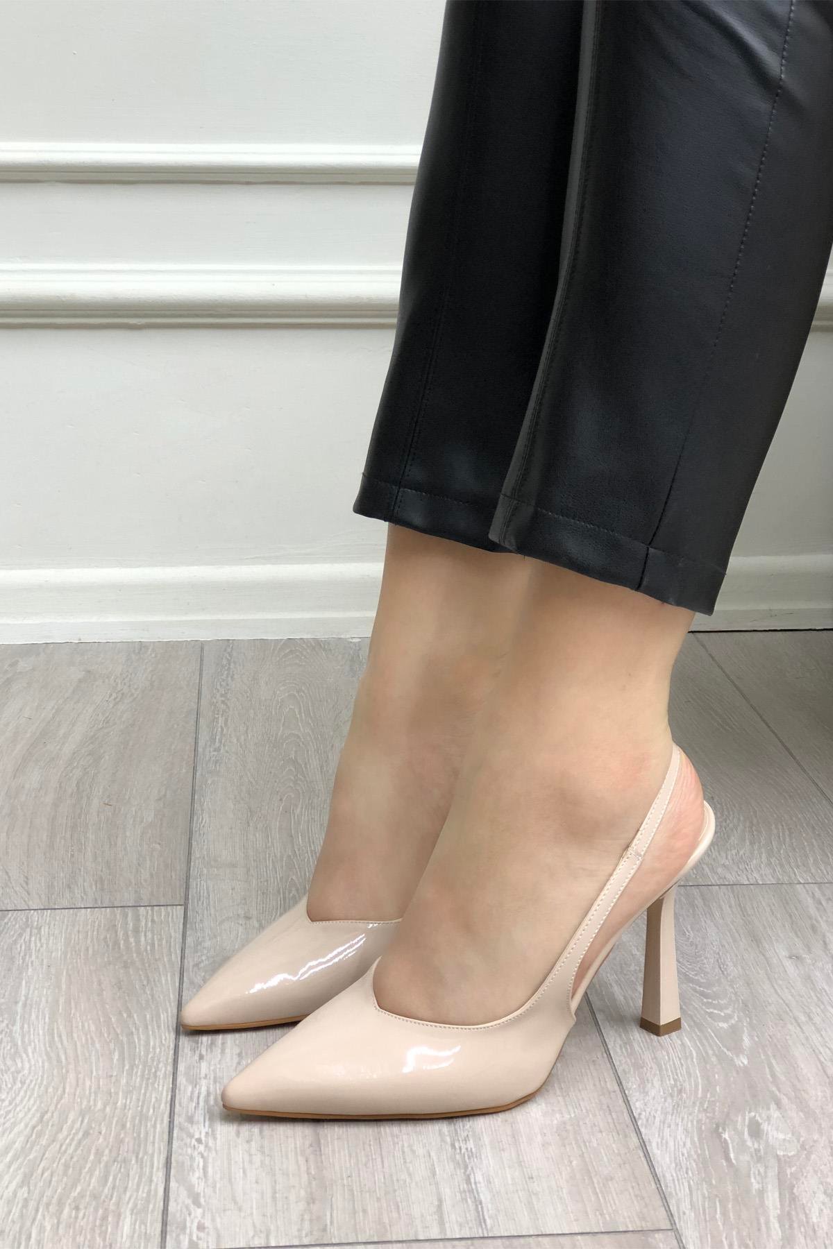 Topuklu Kadın Ayakkabı Ten Rugan My Bella Angela 