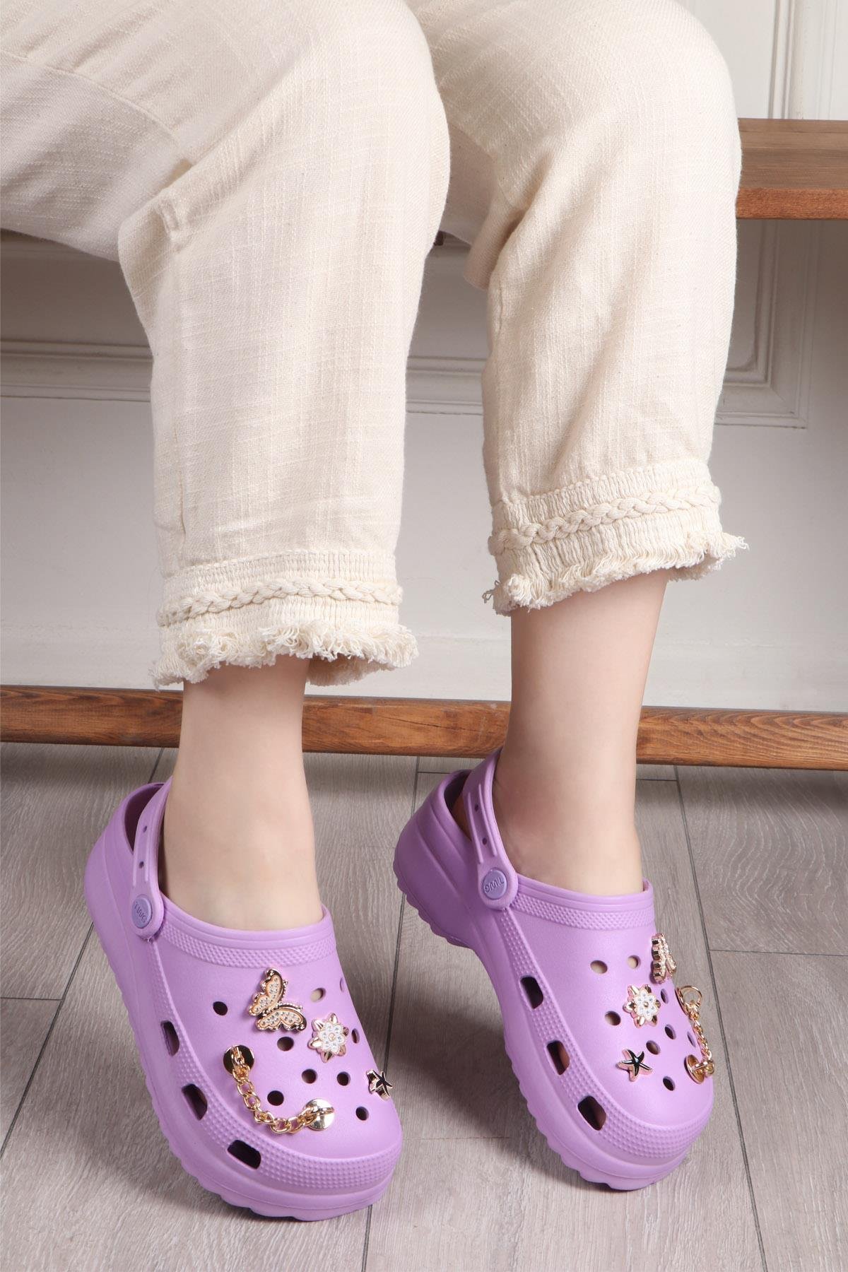 TWİNGO 205 Unisex Terlik Lila